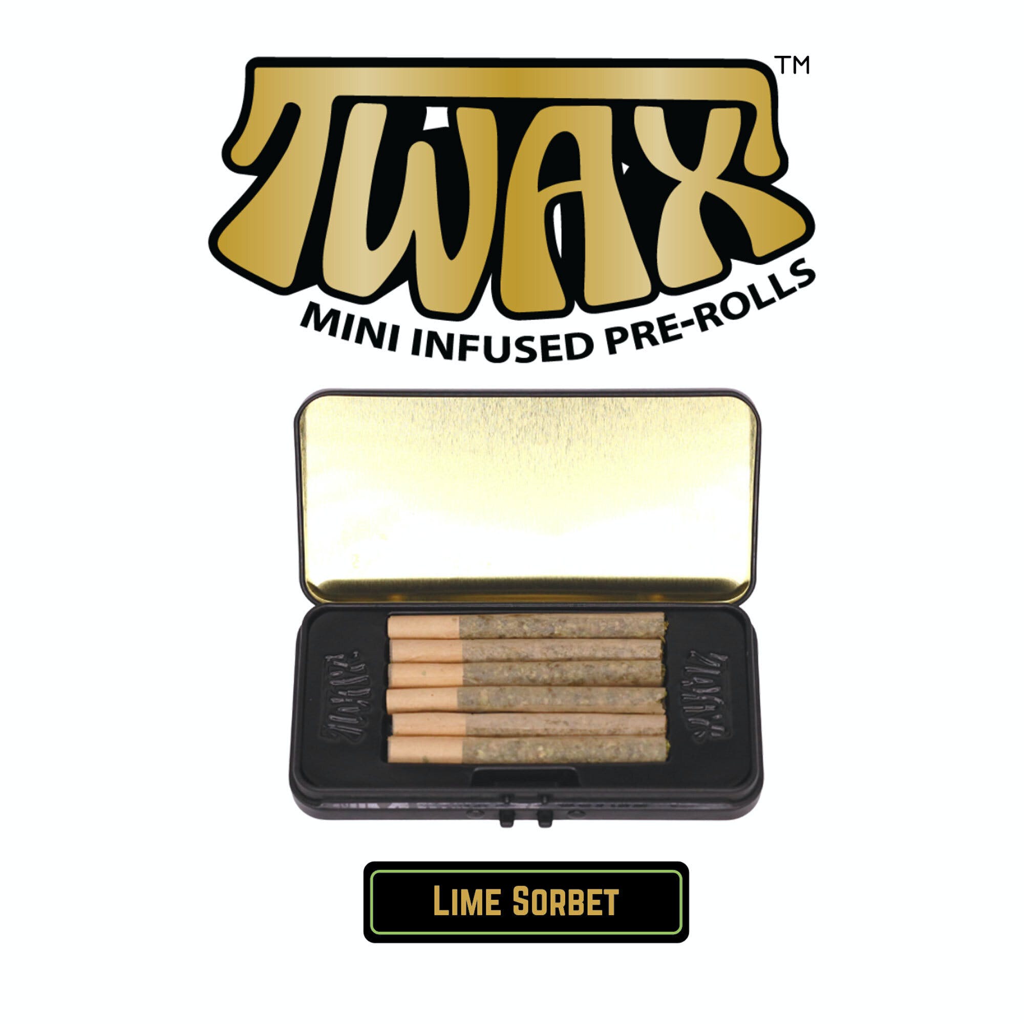 The Clear - TWAX Mini Infused Pre-rolls 3g Lime Sorbet