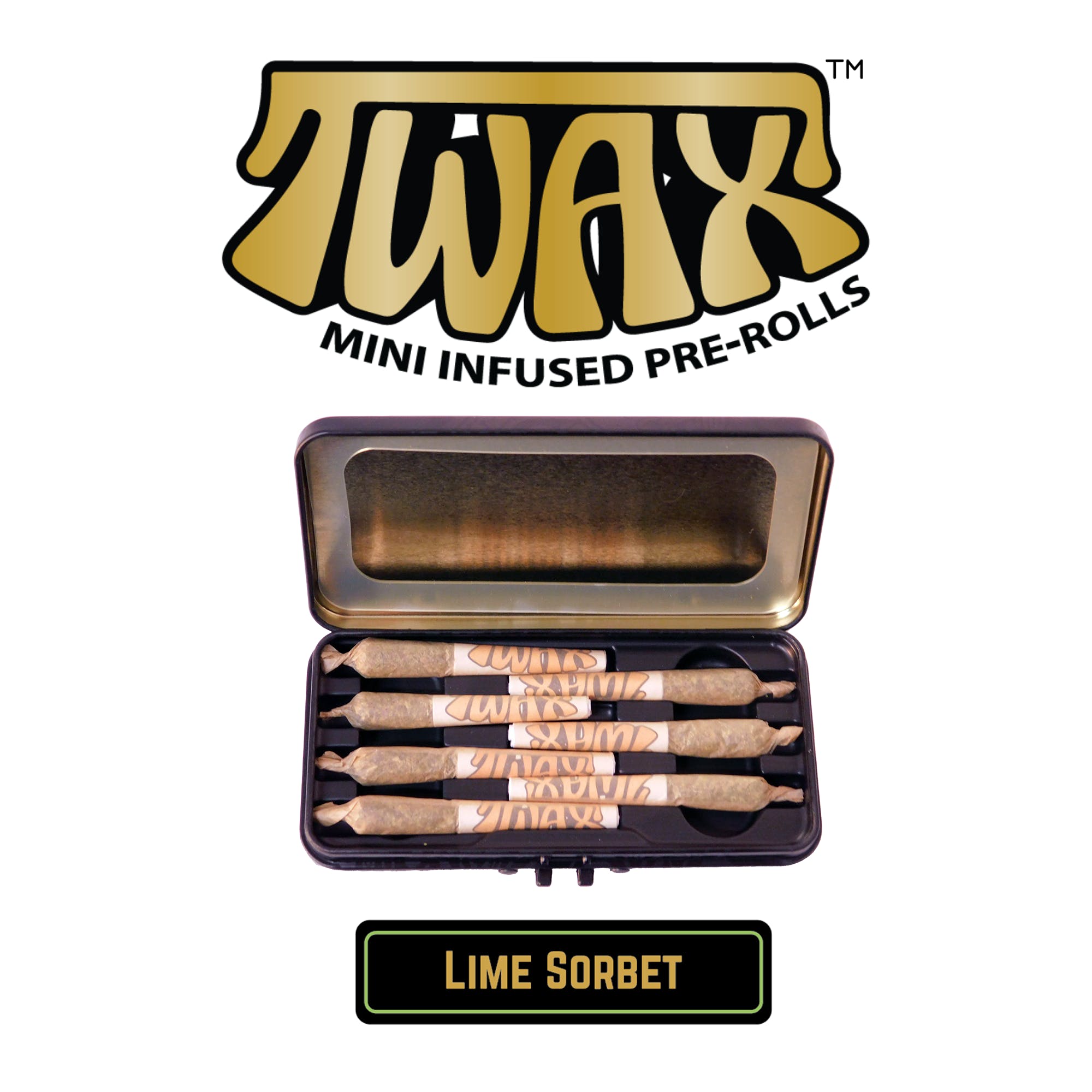 The Clear - TWAX Mini Infused Pre-rolls 3.5g Lime Sorbet