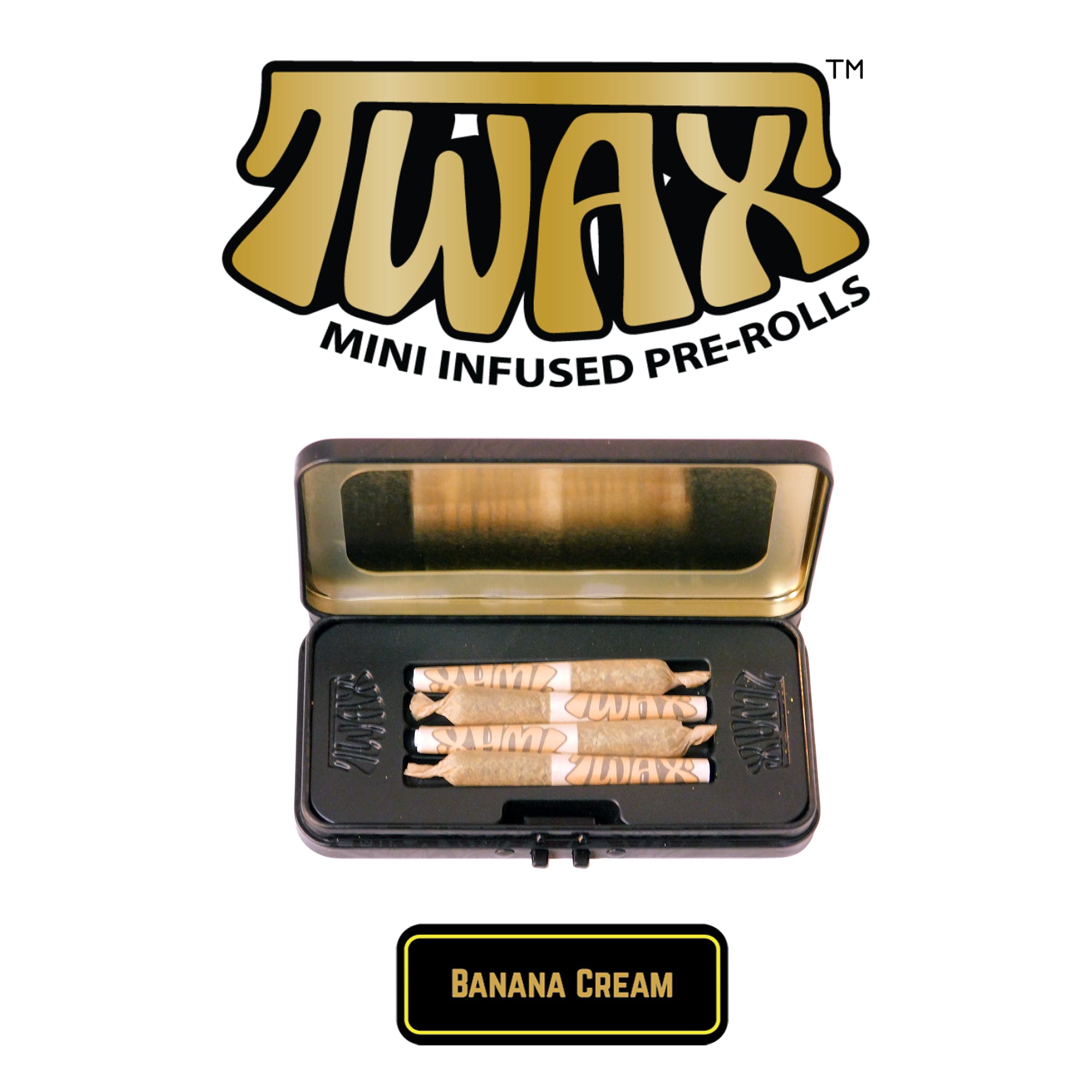 The Clear - TWAX Mini Infused Pre-rolls 2g Banana Cream