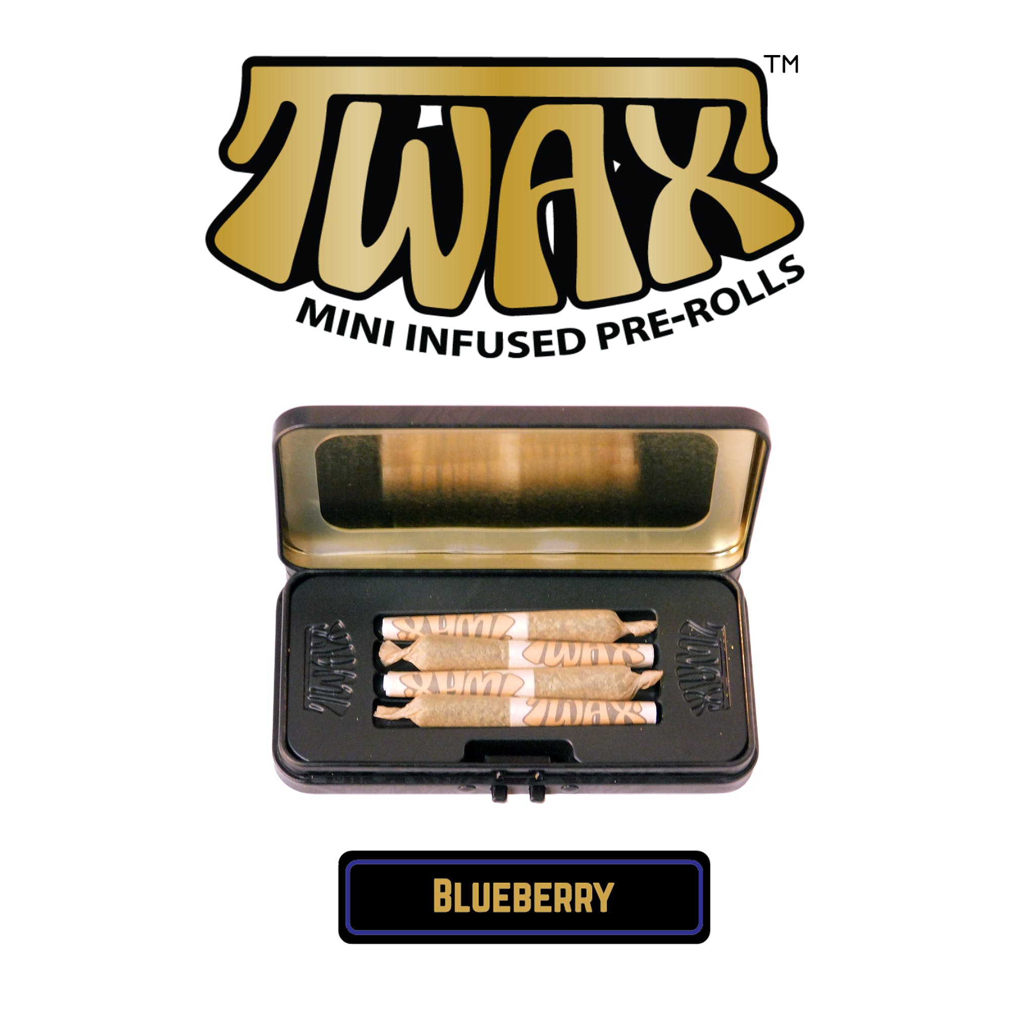 The Clear - TWAX Mini Infused Pre-rolls 2g Blueberry 