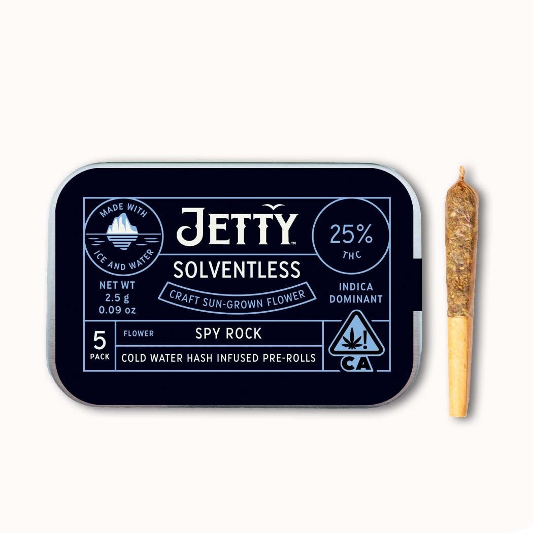 Spy Rock Cold Water Hash Infused Pre-Rolls 5 Pack (2.5g)