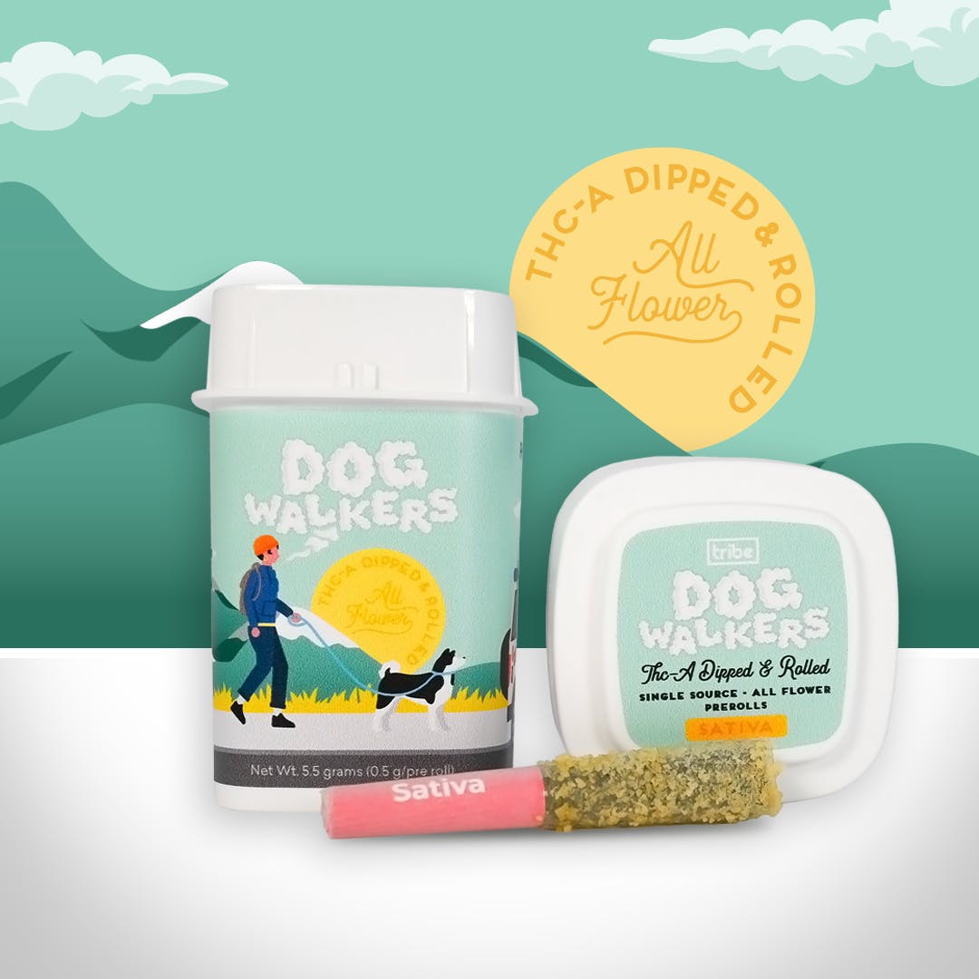 Dogwalkers - THCA Dipped and Rolled - Sativa - 11-pack/5.5 grams total