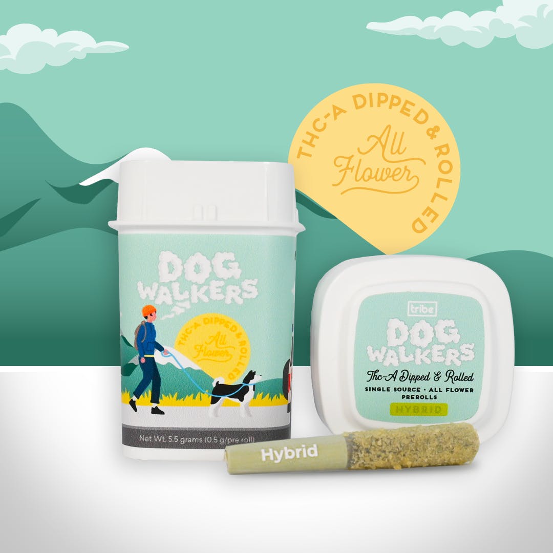 Dogwalkers - THCA Dipped and Rolled - Hybrid - 11-pack/5.5 grams total