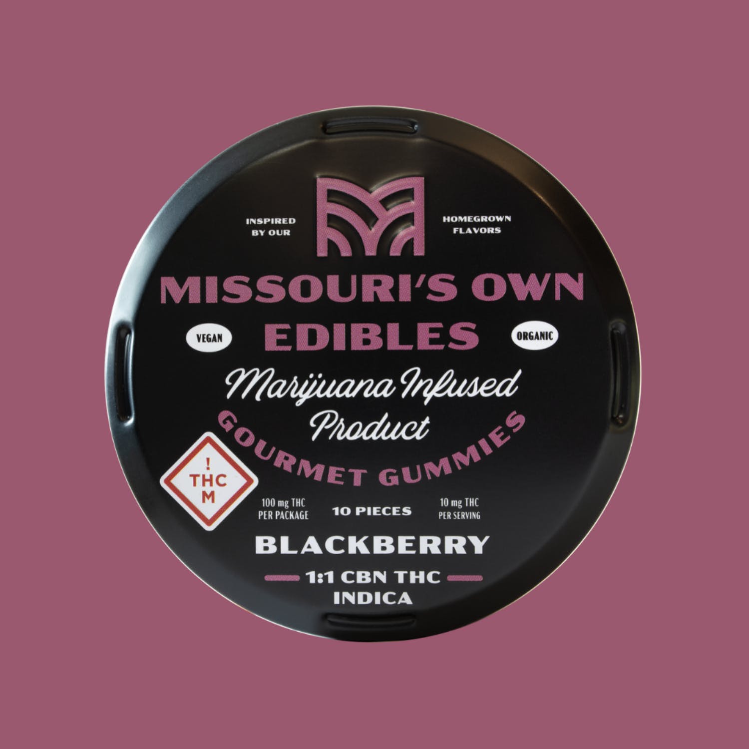 Missouri's Own Edibles- Blackberry (1:1 CBN, Indica)