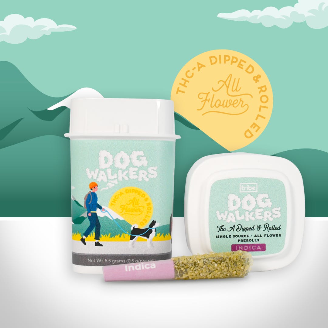 Dogwalkers - THCA Dipped and Rolled - Indica - 11-pack/5.5 grams total