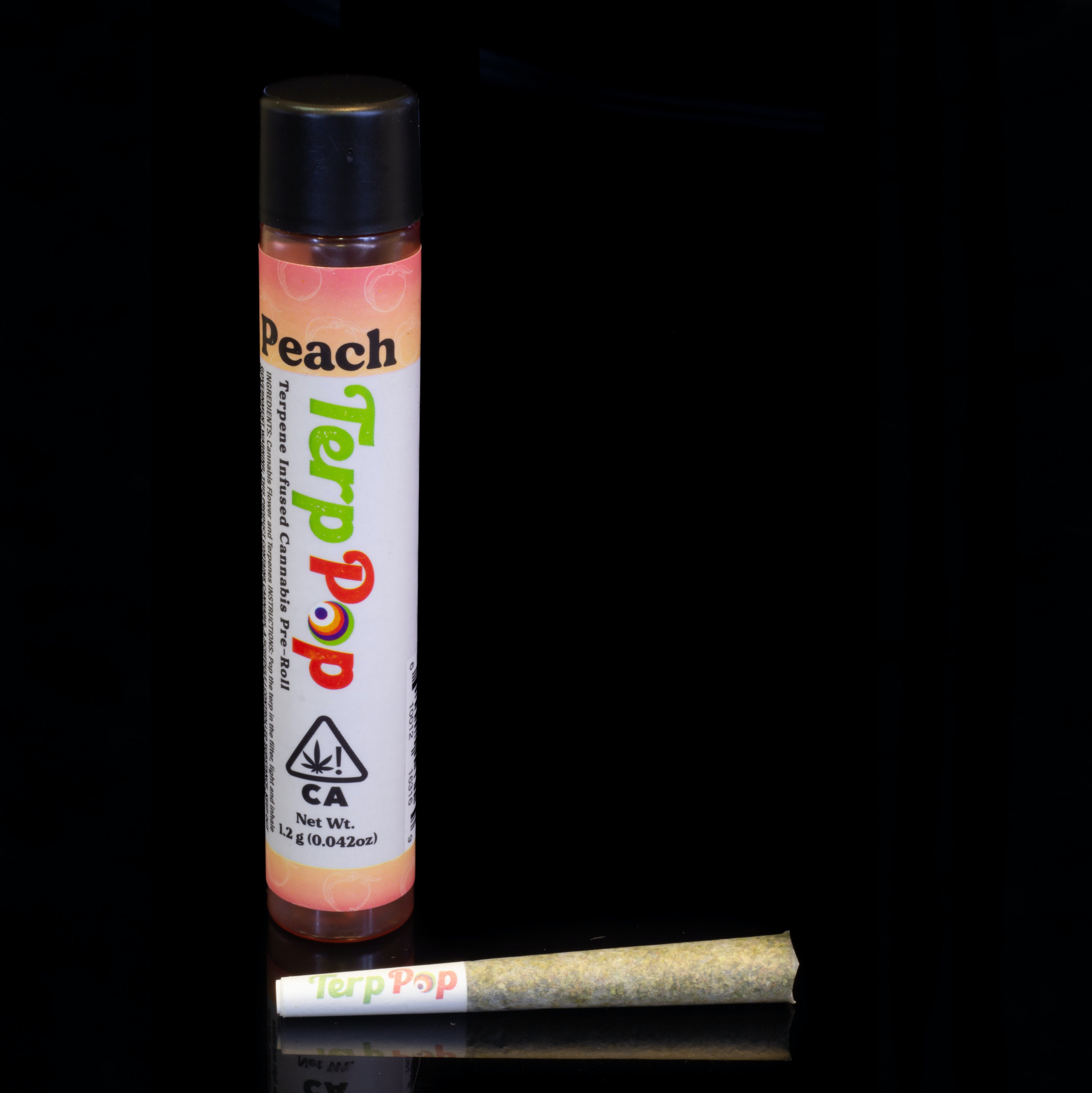Terp Brand Terp Pop - Peach 1.2 Gram Preroll