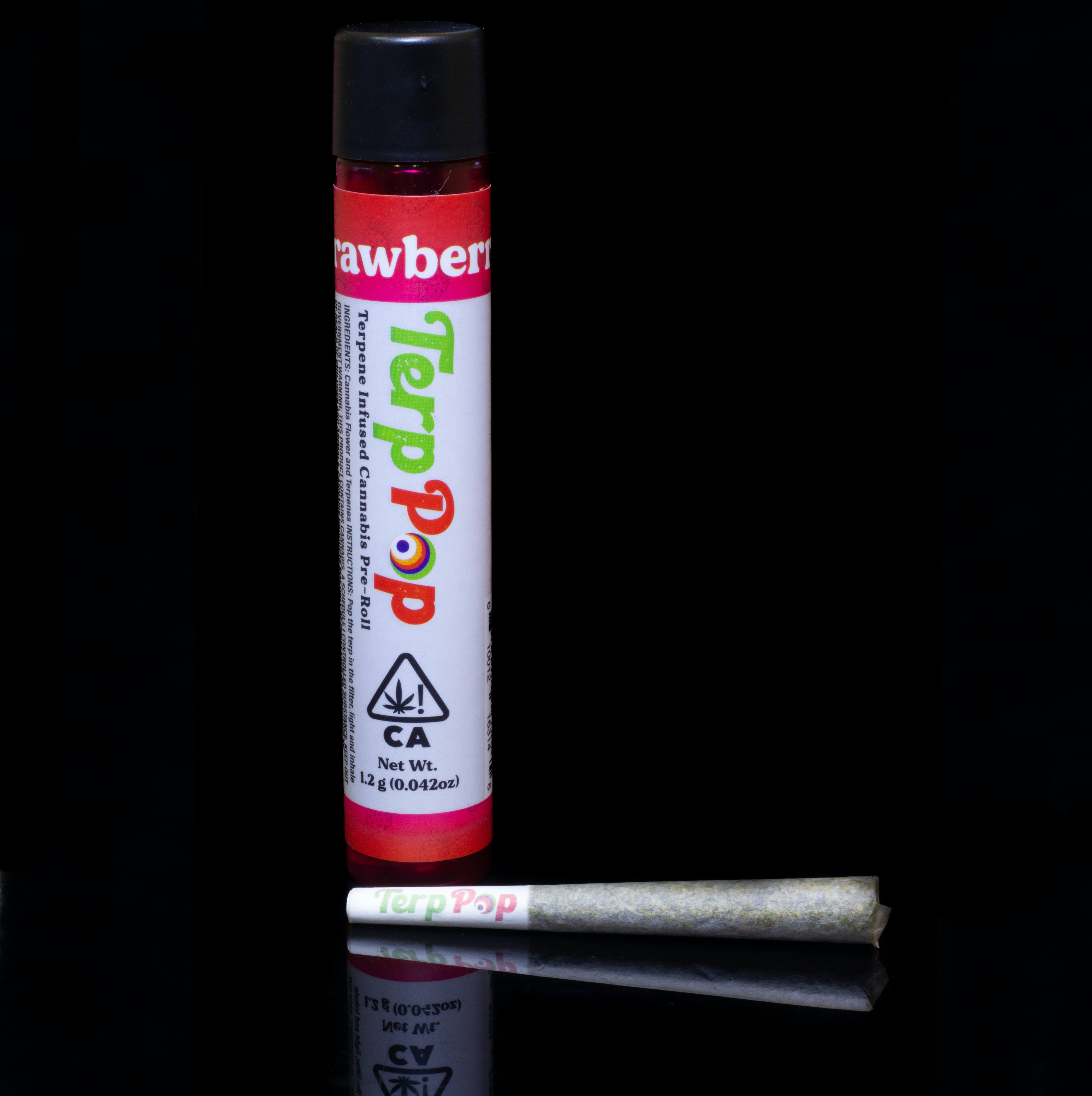 Terp Brand Terp Pop - Strawberry 1.2 Gram Preroll
