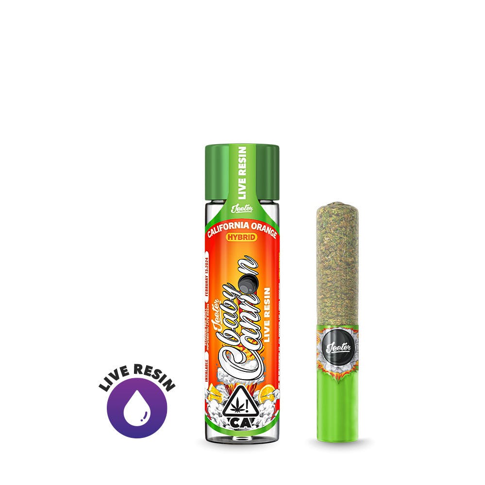 Jeeter Live Resin Infused - Baby Cannon - California Orange