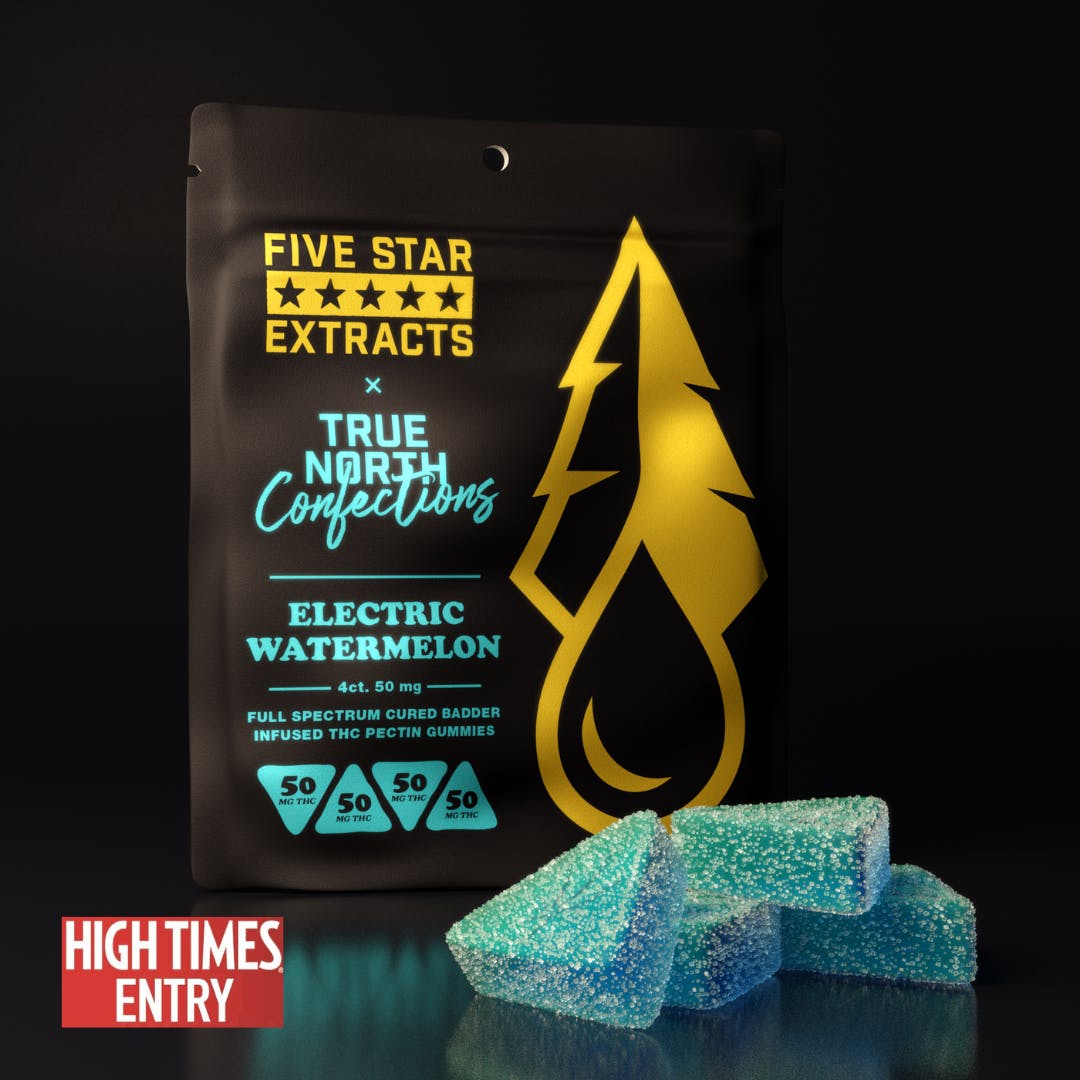 *NEW* Five Star x True North: Electric Watermelon Gummies 200 mg