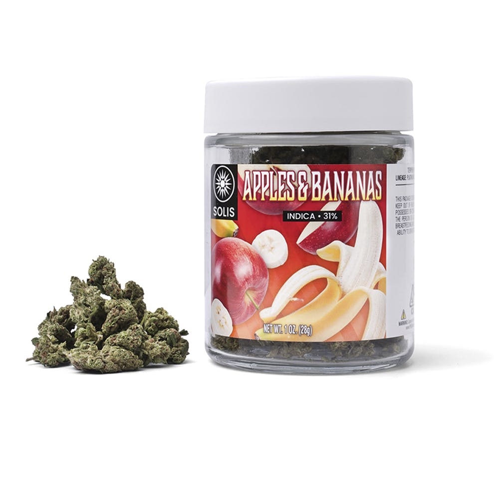 Apples & Bananas | Jarred Flower | (28G) - Indica