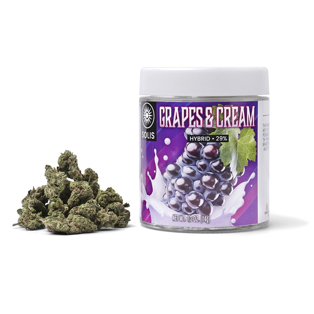 Grapes & Cream | Jarred Flower | (14G) Hybrid