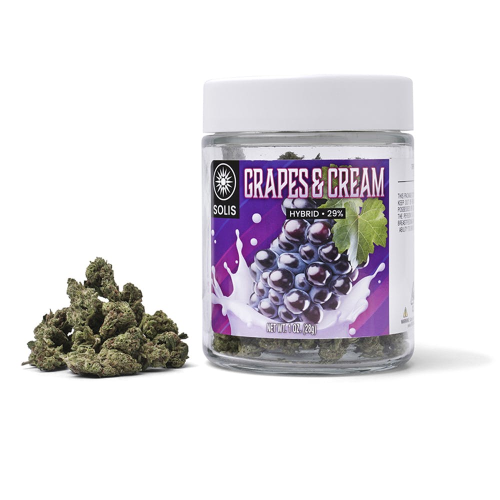 Grapes & Cream | Jarred Flower | (28G) Hybrid
