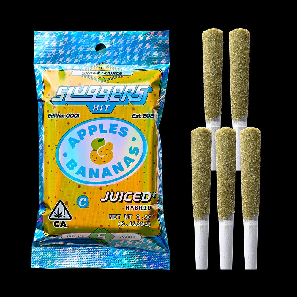Cookies - Sluggers 5 Pack - Apples & Bananas