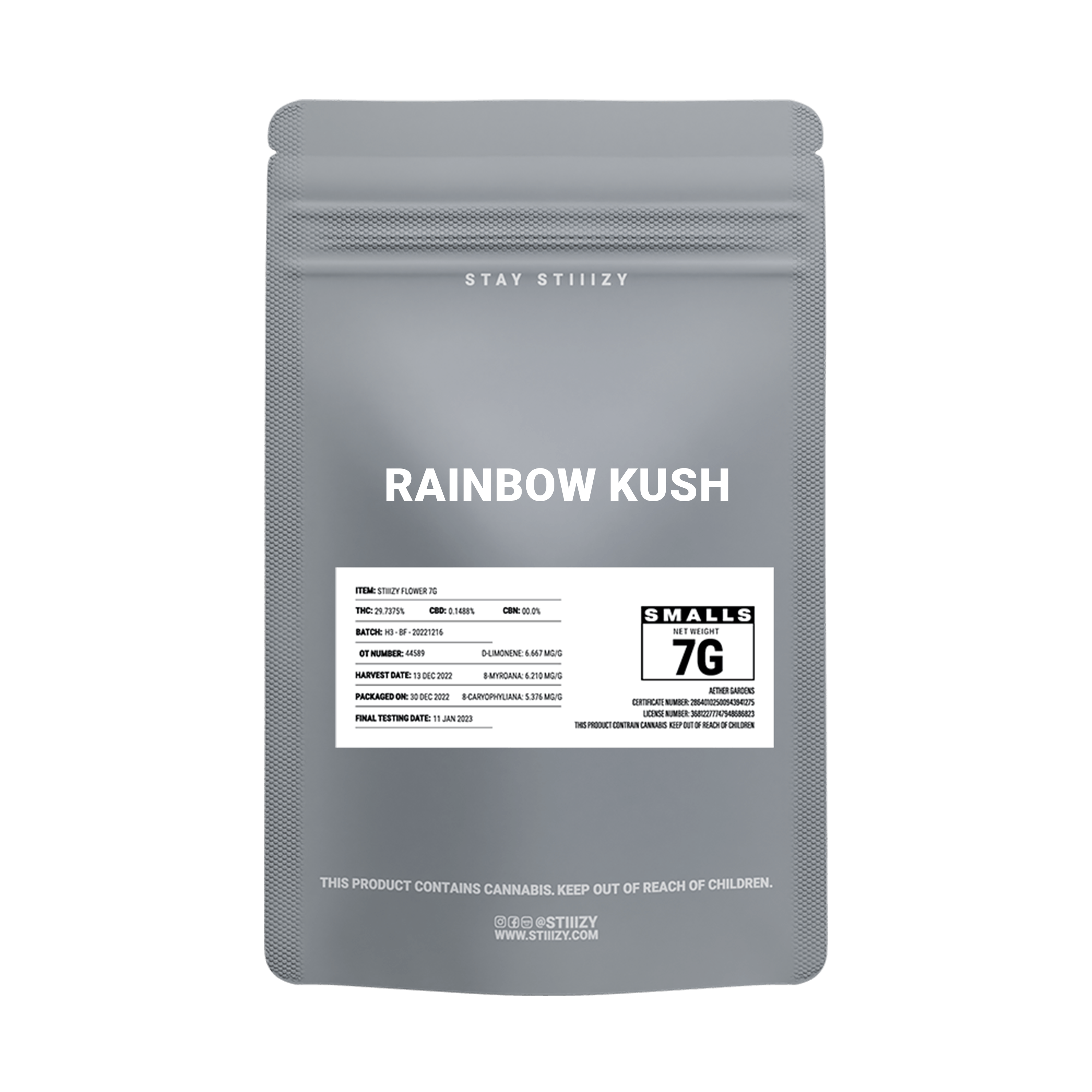 RAINBOW KUSH - GREY LABEL 7G