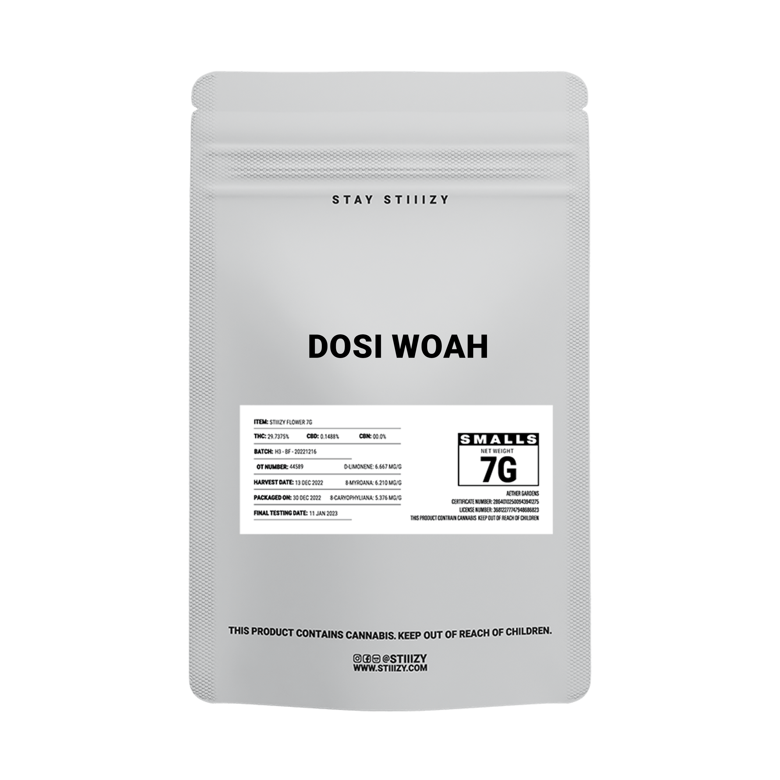DOSI WOAH - WHITE LABEL 7G