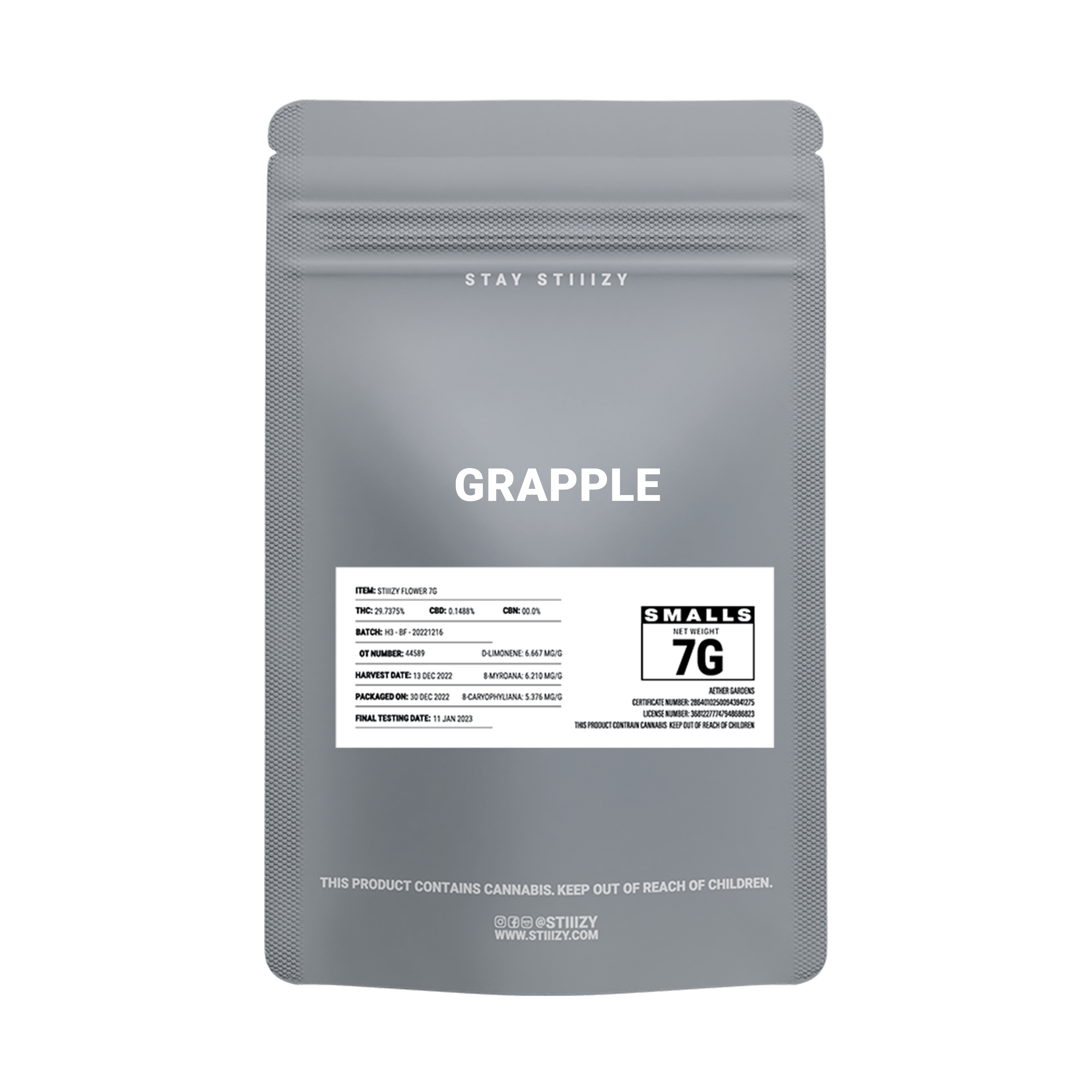 GRAPPLE - GREY LABEL 7G
