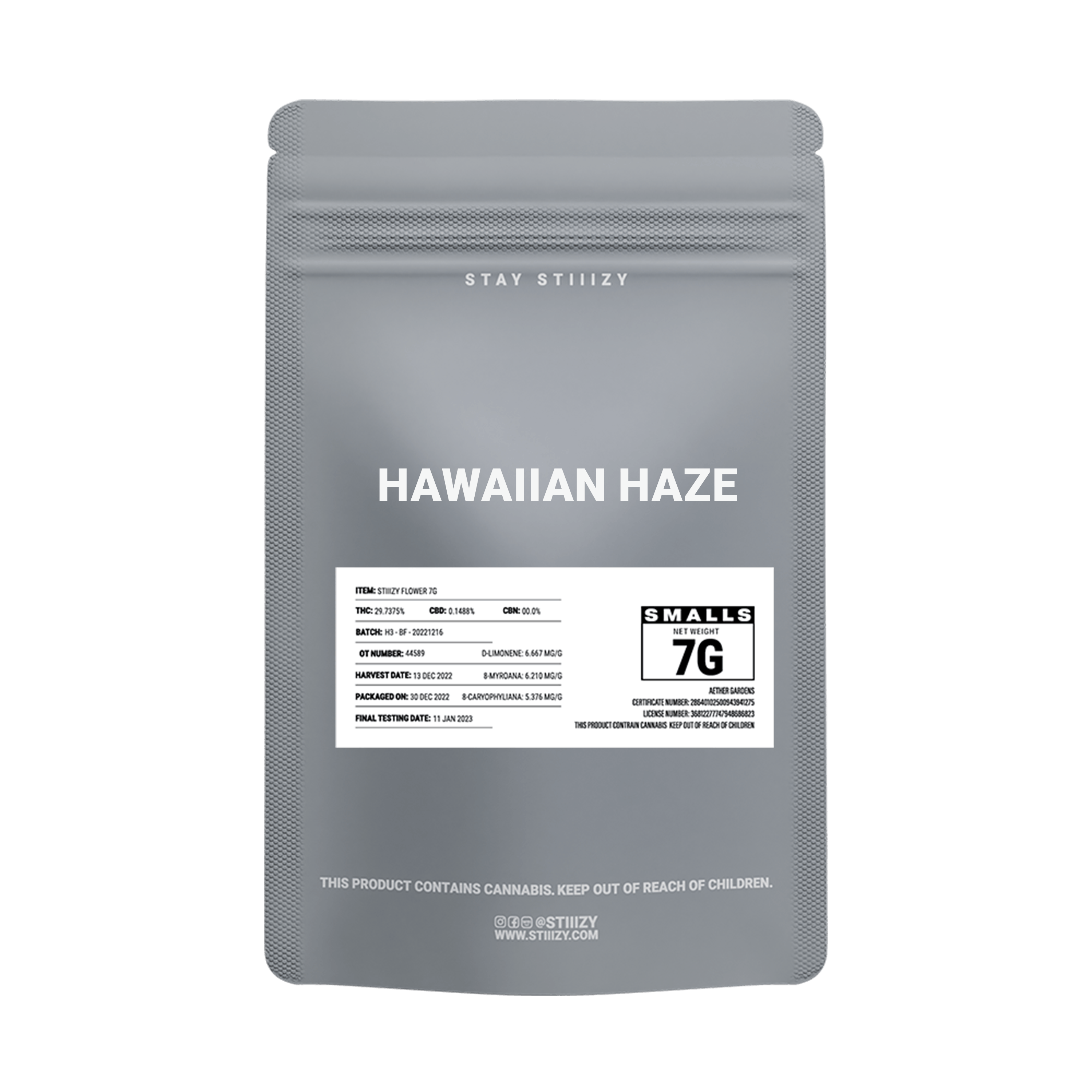 HAWAIIAN HAZE - GREY LABEL 7G