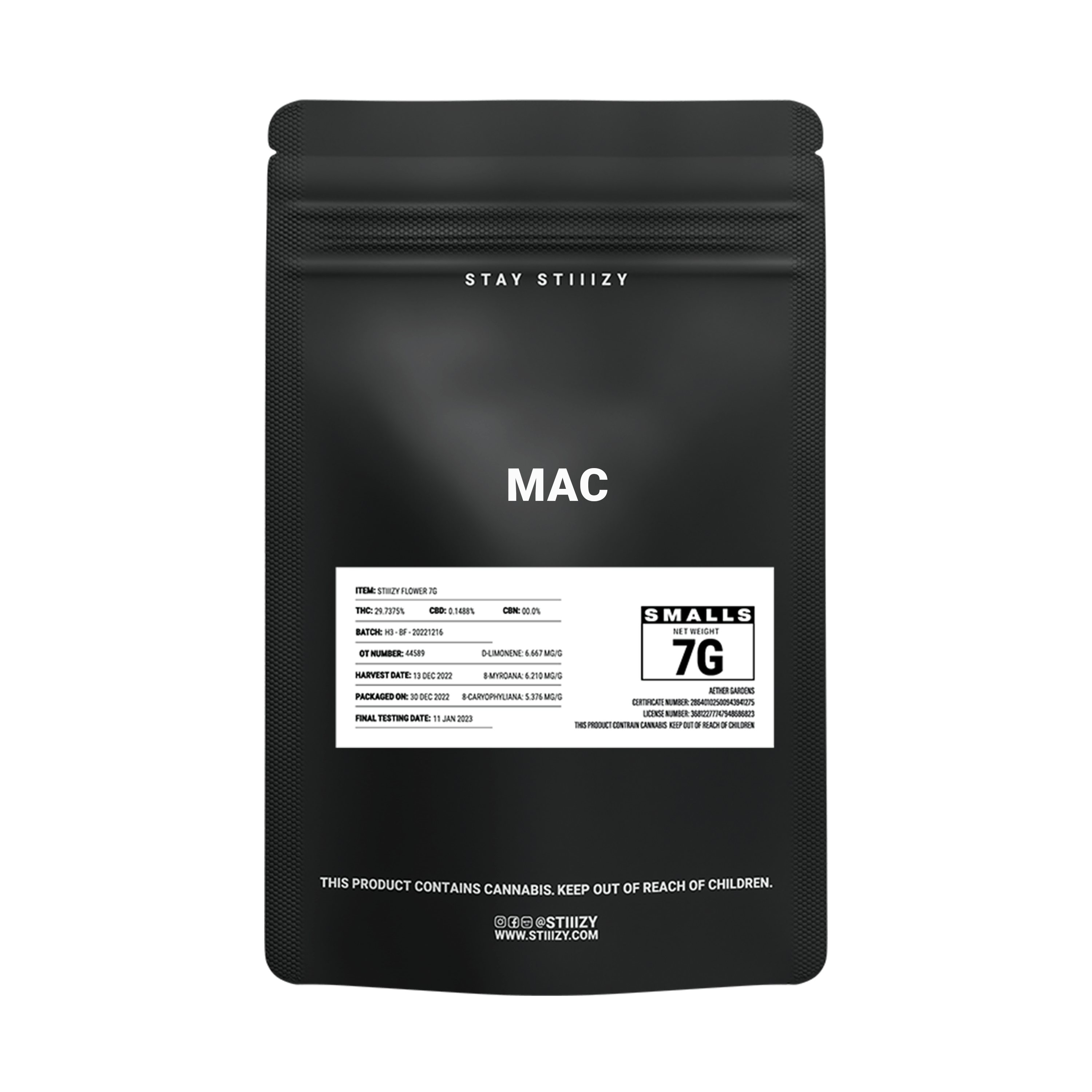 MAC - BLACK LABEL 7G