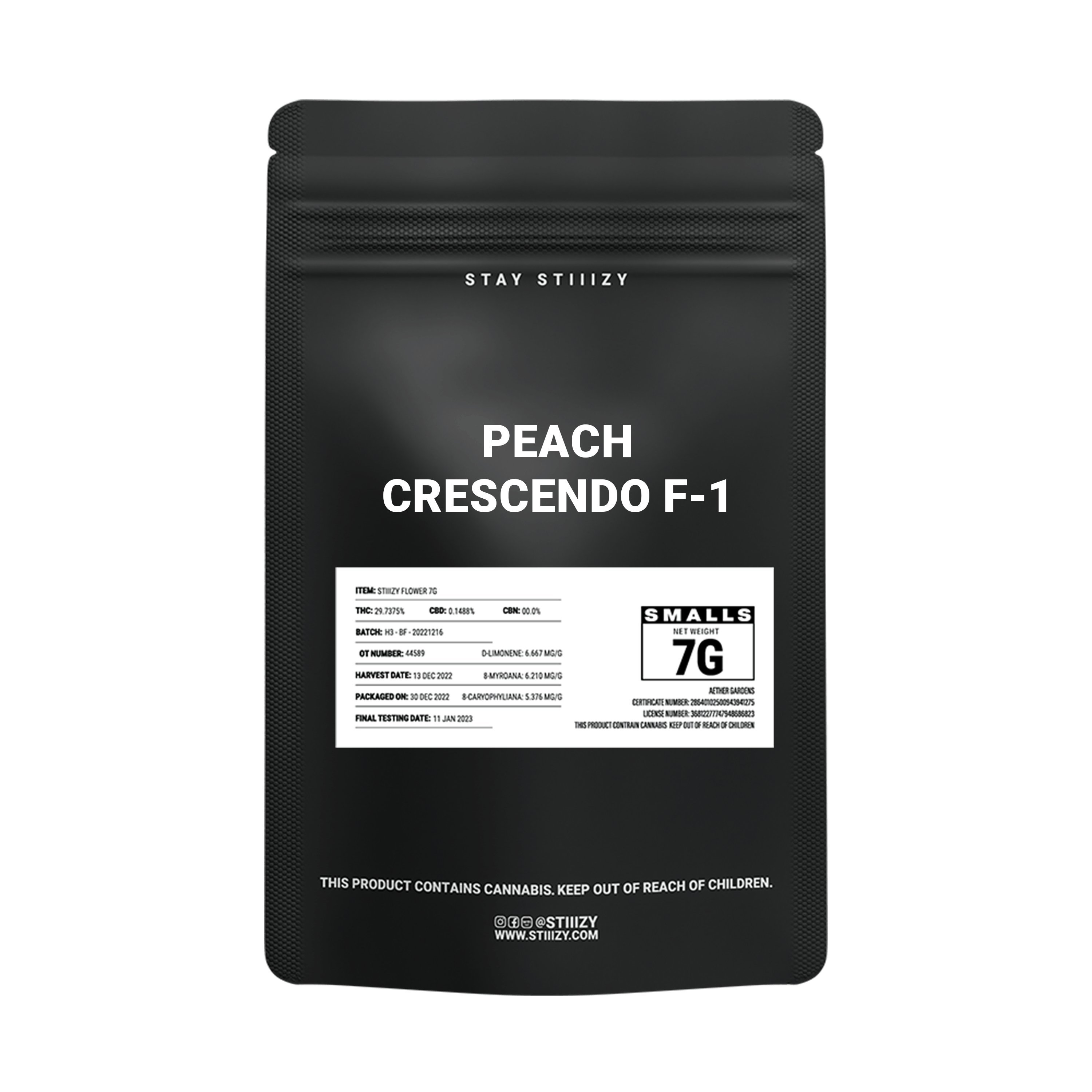 PEACH CRESCENDO - BLACK LABEL 7G