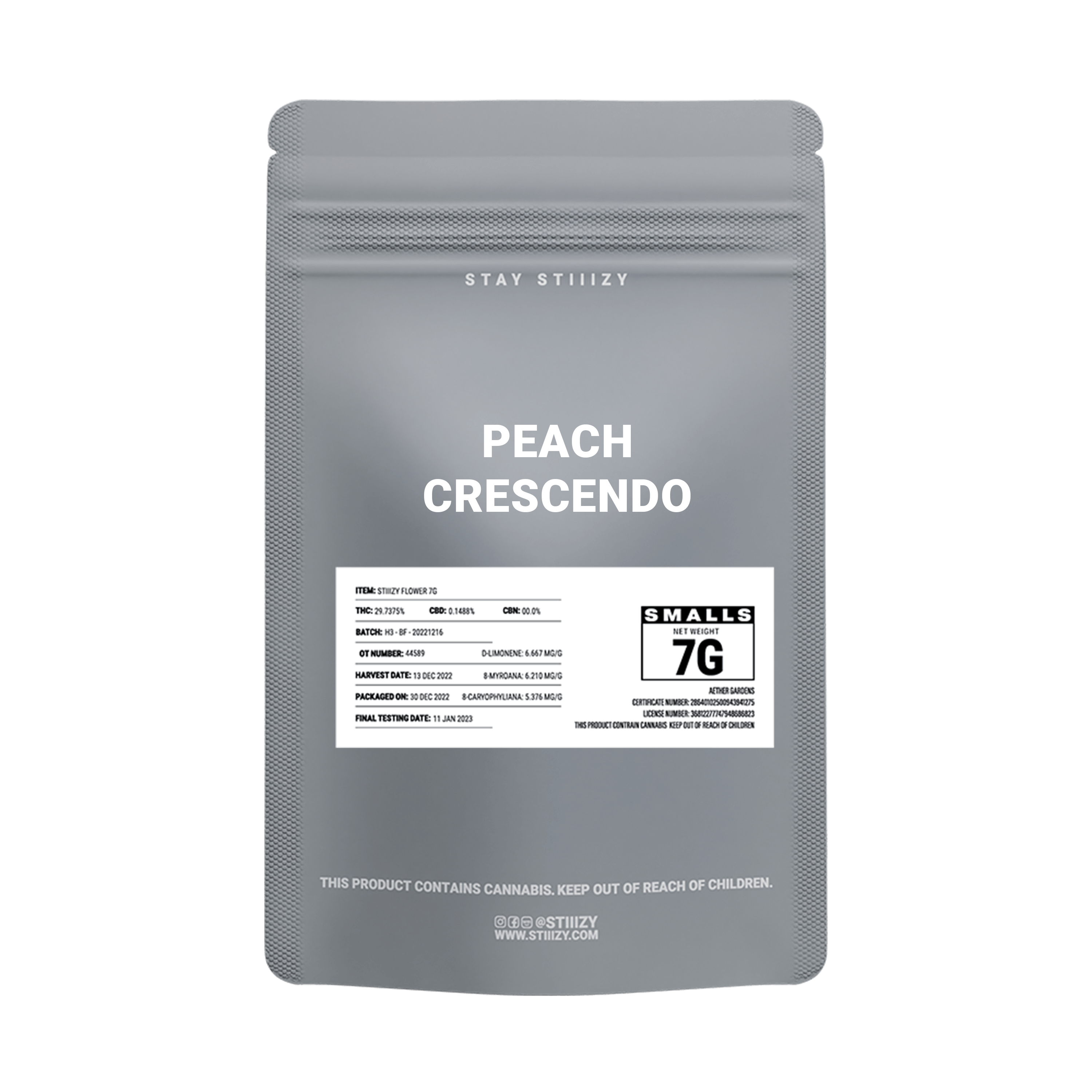 PEACH CRESCENDO - GREY LABEL 7G