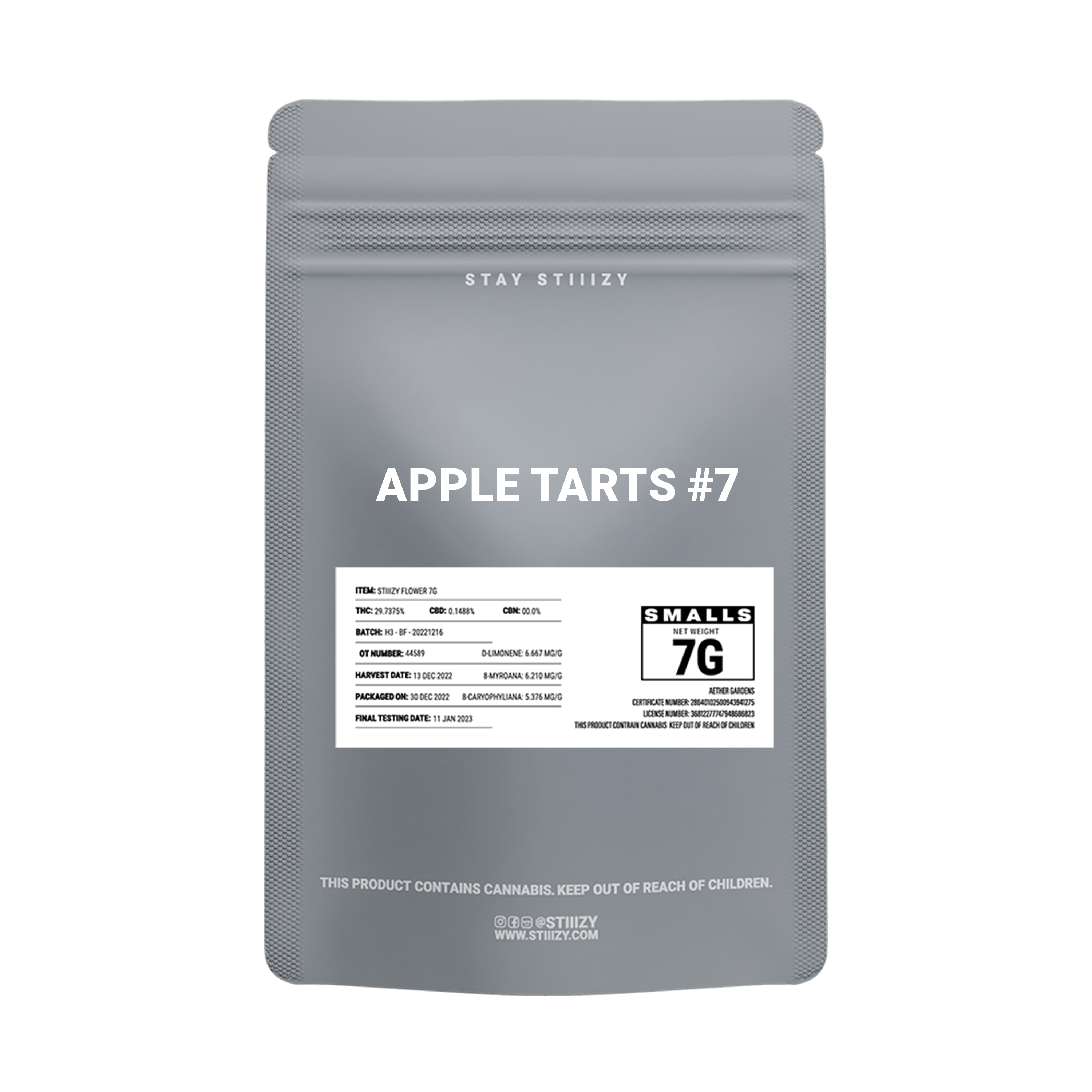 APPLE TARTS #7 - GREY LABEL 7G