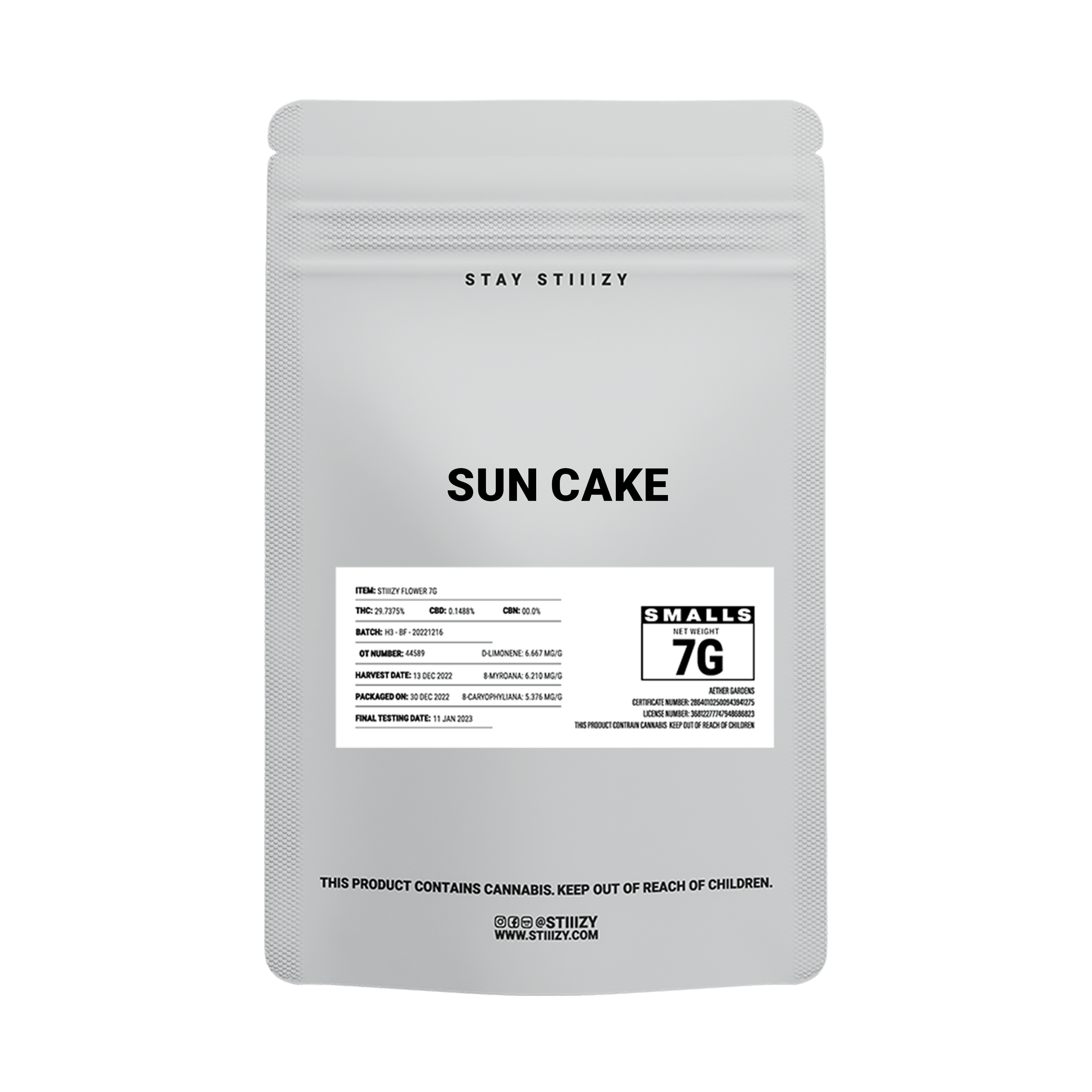 SUN CAKE - WHITE LABEL 7G