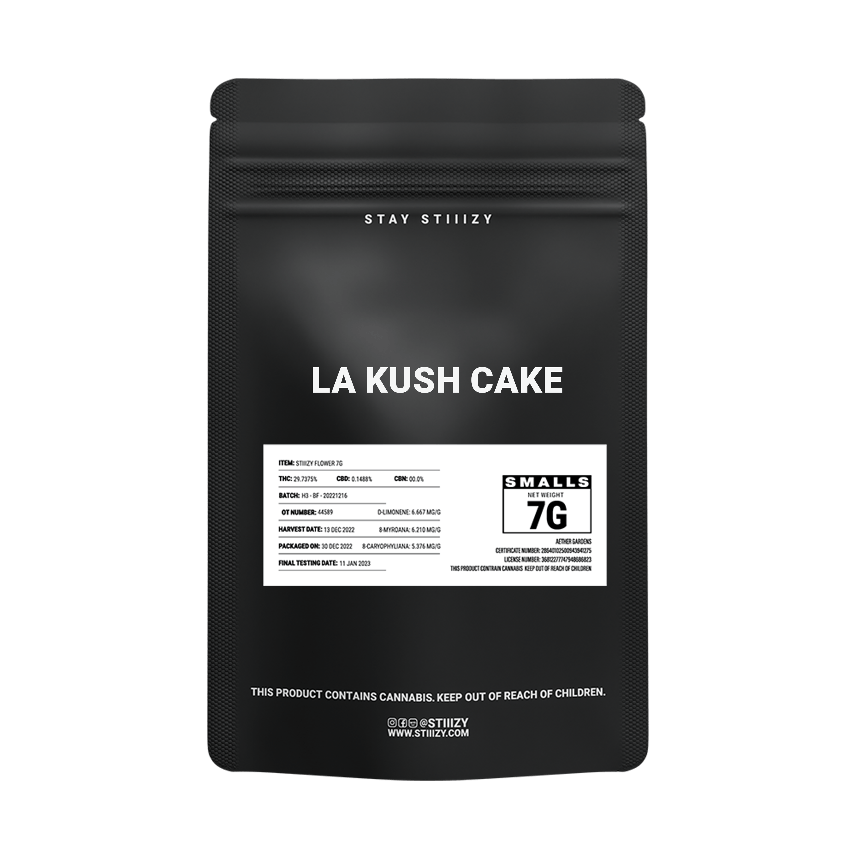 LA KUSH CAKE - BLACK LABEL 7G