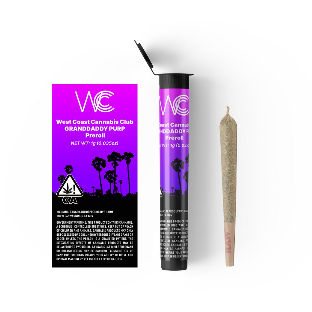 WCC | Granddaddy Purp Preroll