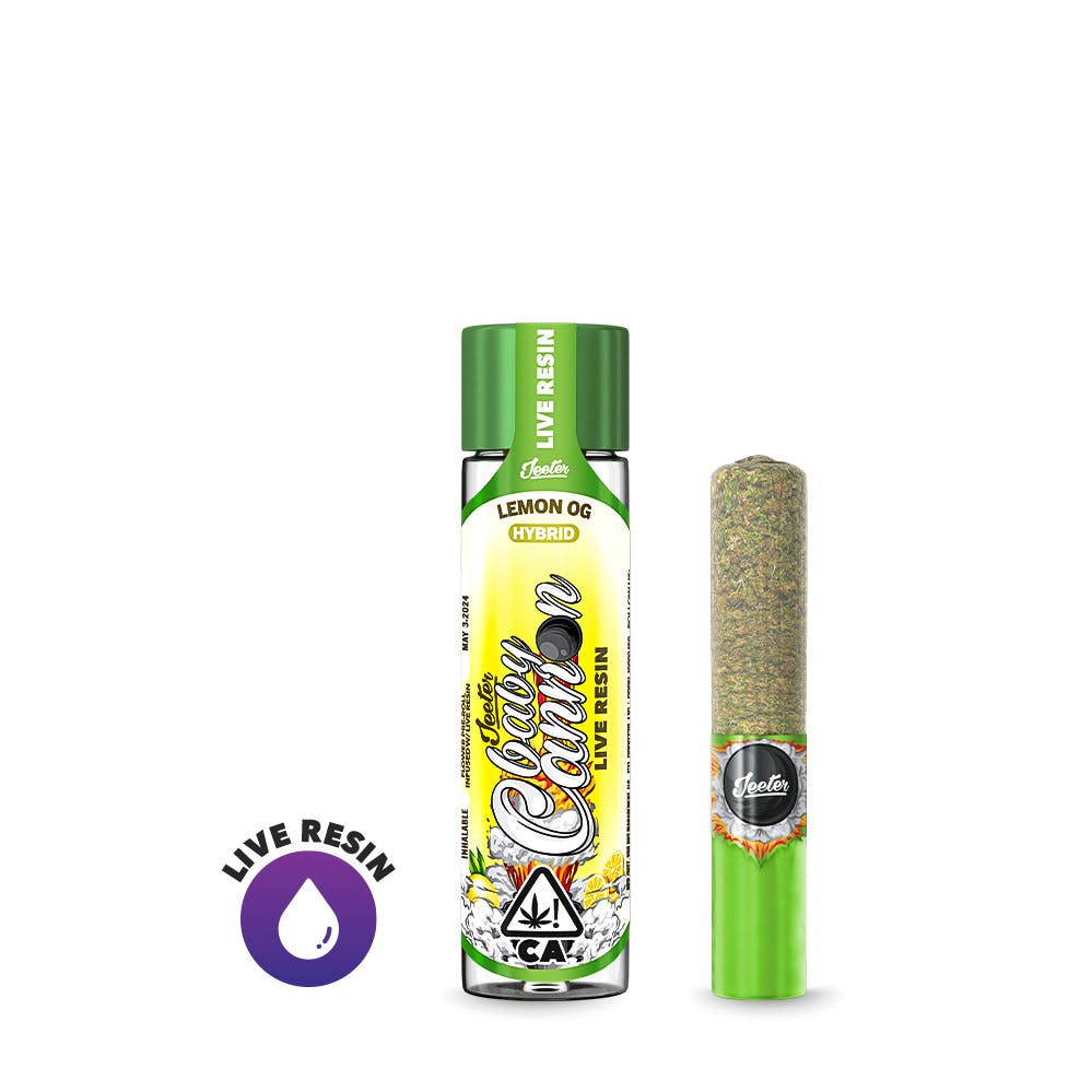 Jeeter Live Resin Infused - Baby Cannon - Lemon OG