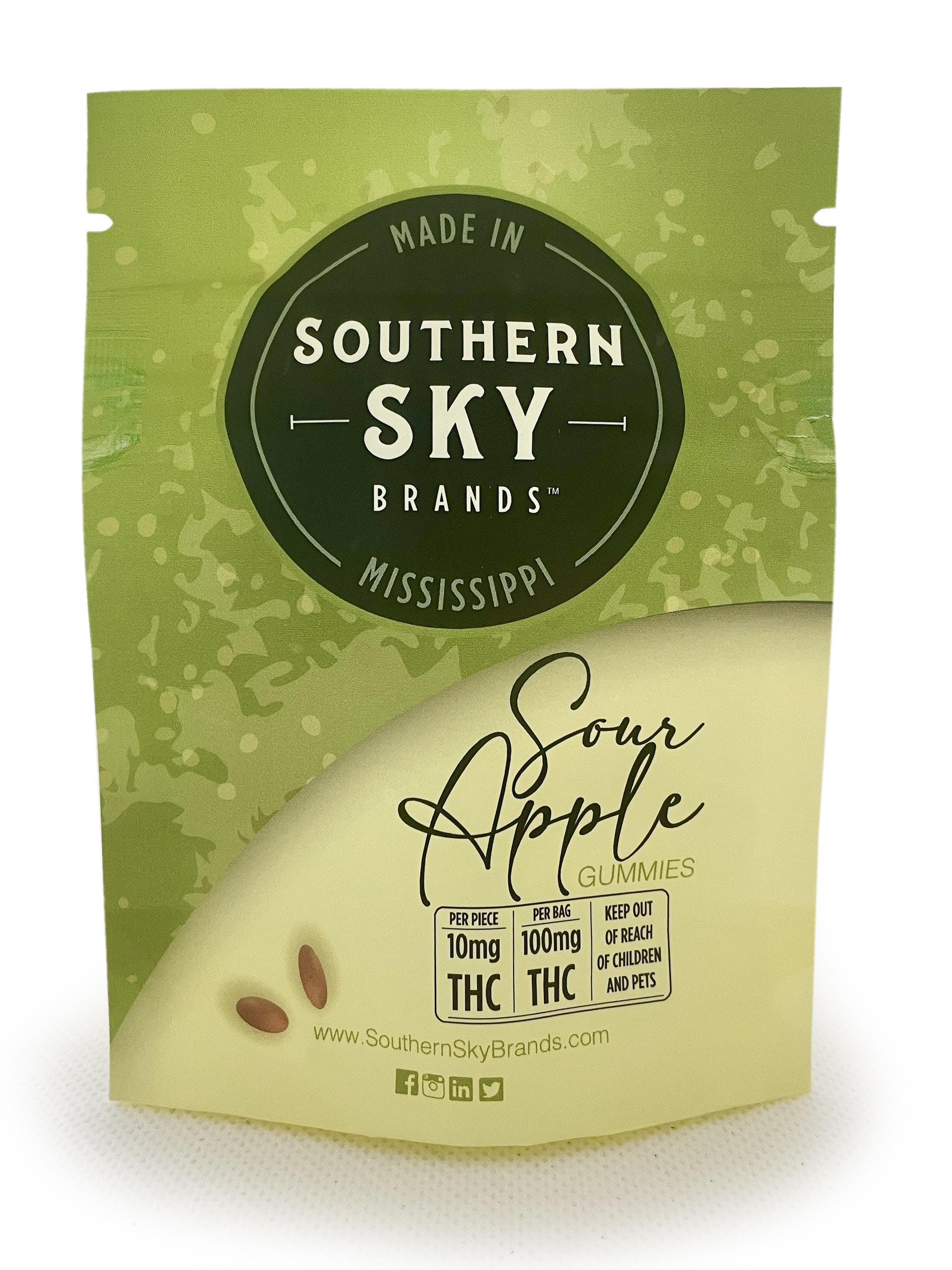 Sour Apple Gummies w. THC