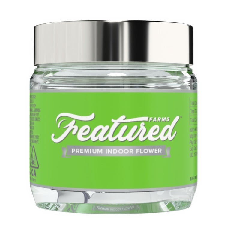 Featured Farms | 1/8oz Premium Indoor Flower | Yoda OG | 3.5g