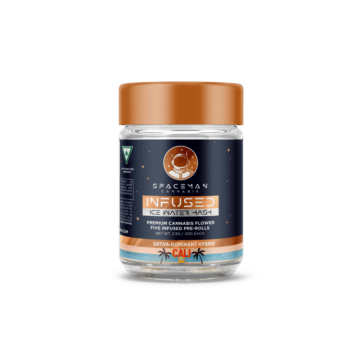 Spaceman - Icewater Bubble Hash Pre Roll - 5 Pack - Cali