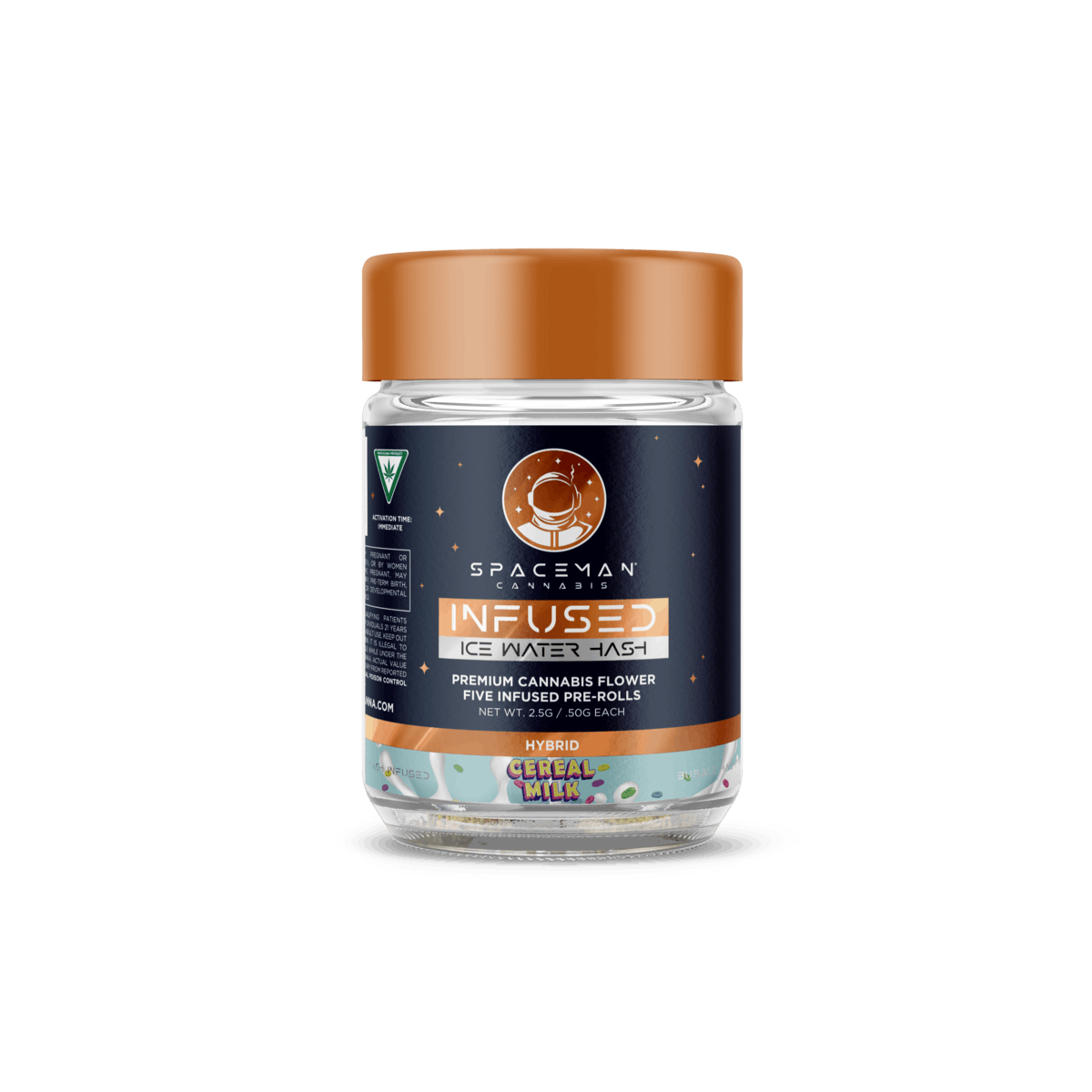 Spaceman - Icewater Bubble Hash Pre Roll - 5 Pack - Cereal Milk