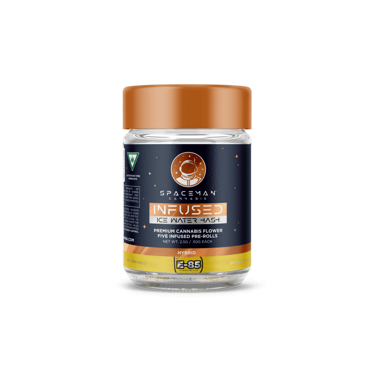 Spaceman - Icewater Bubble Hash Pre Roll - 5 Pack - E85