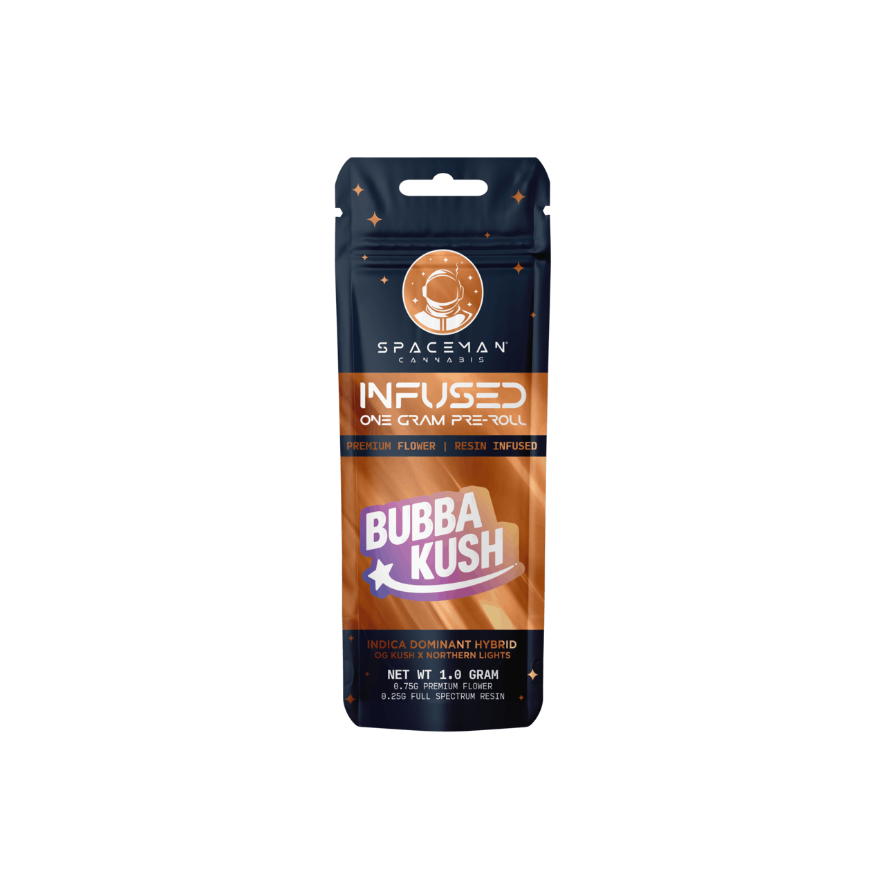 Spaceman - 1g Resin Infused Pre-Roll - Bubba Kush