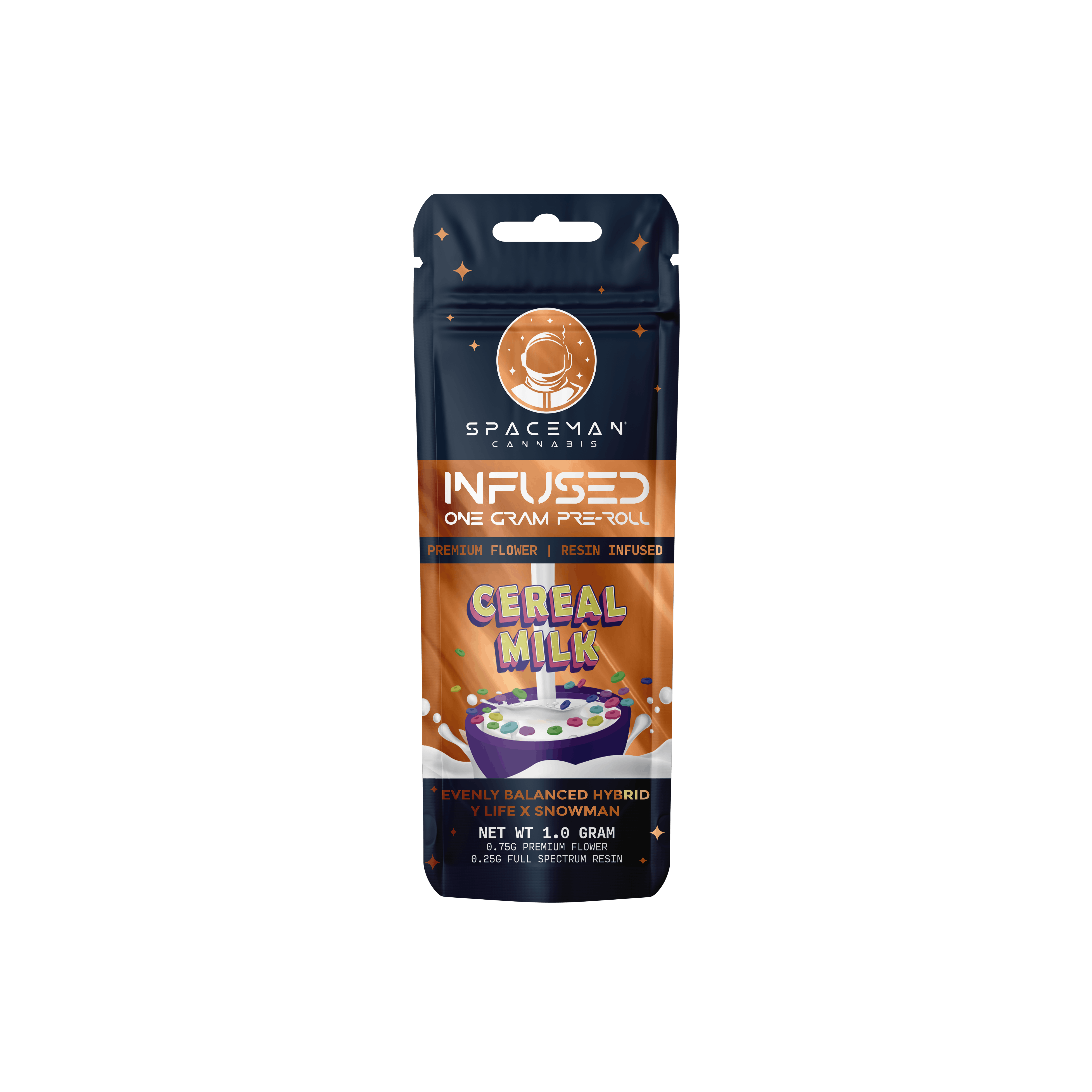 Spaceman - 1g Resin Infused Pre-Roll - Cereal Milk
