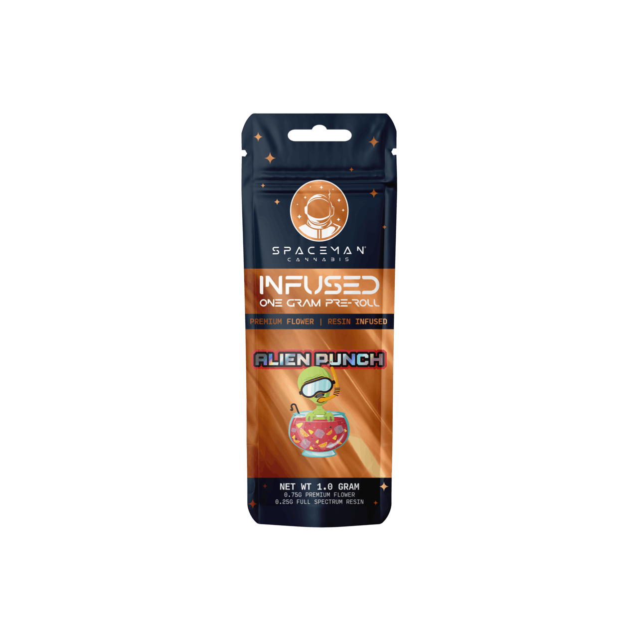 Spaceman - 1g Resin Infused Pre-Roll - Alien Punch