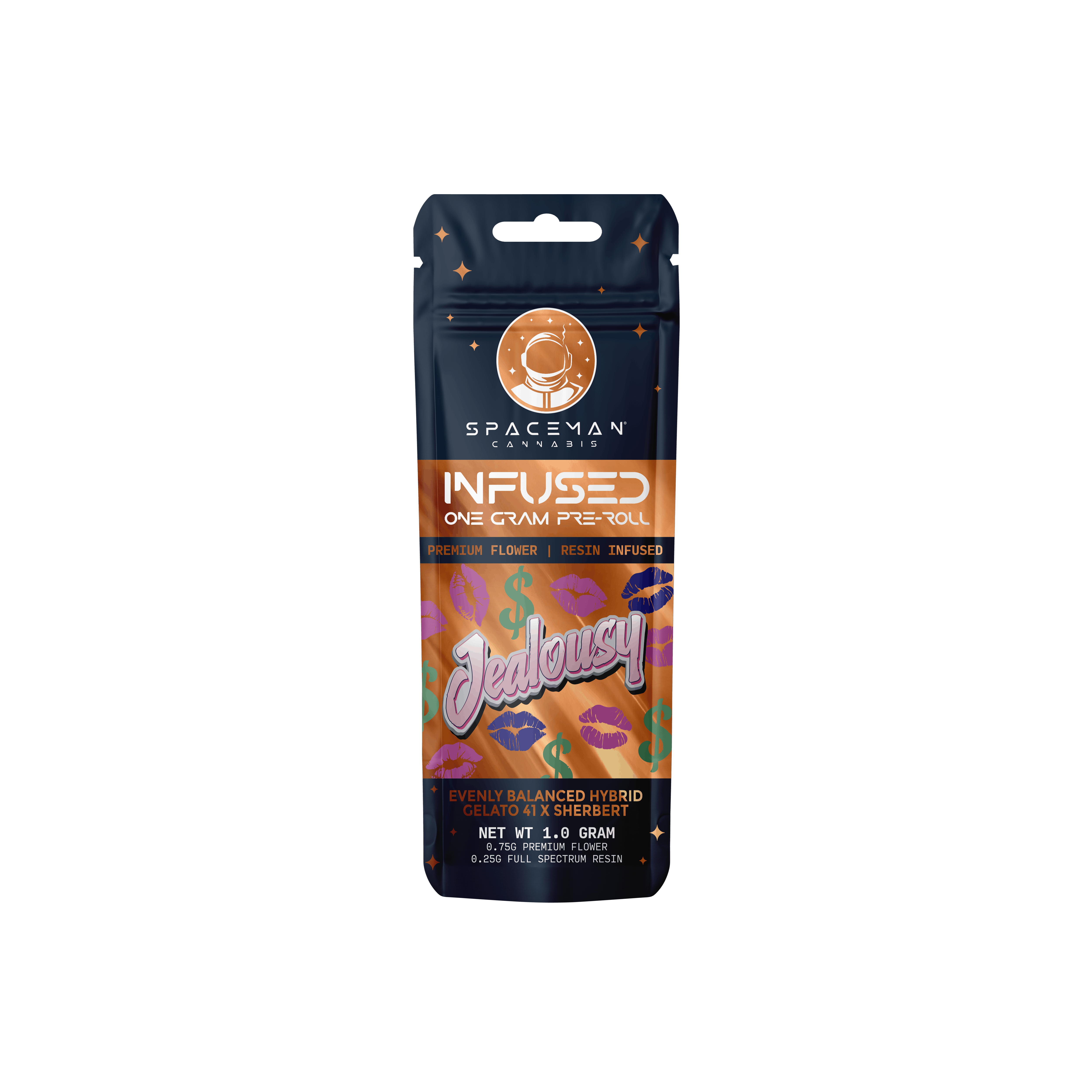 Spaceman - 1g Resin Infused Pre-Roll - Jealousy