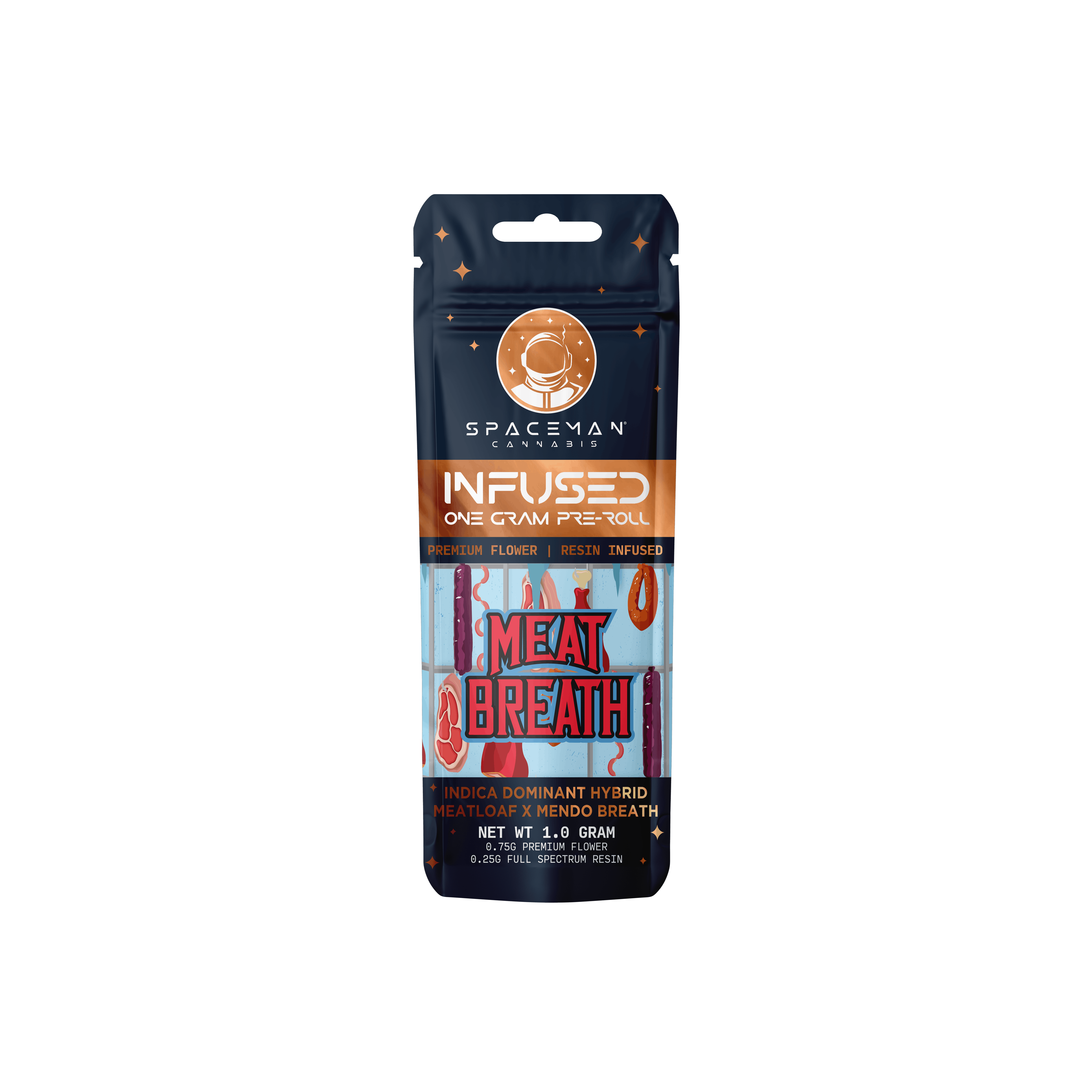 Spaceman - 1g Resin Infused Pre-Roll - Meat Breath