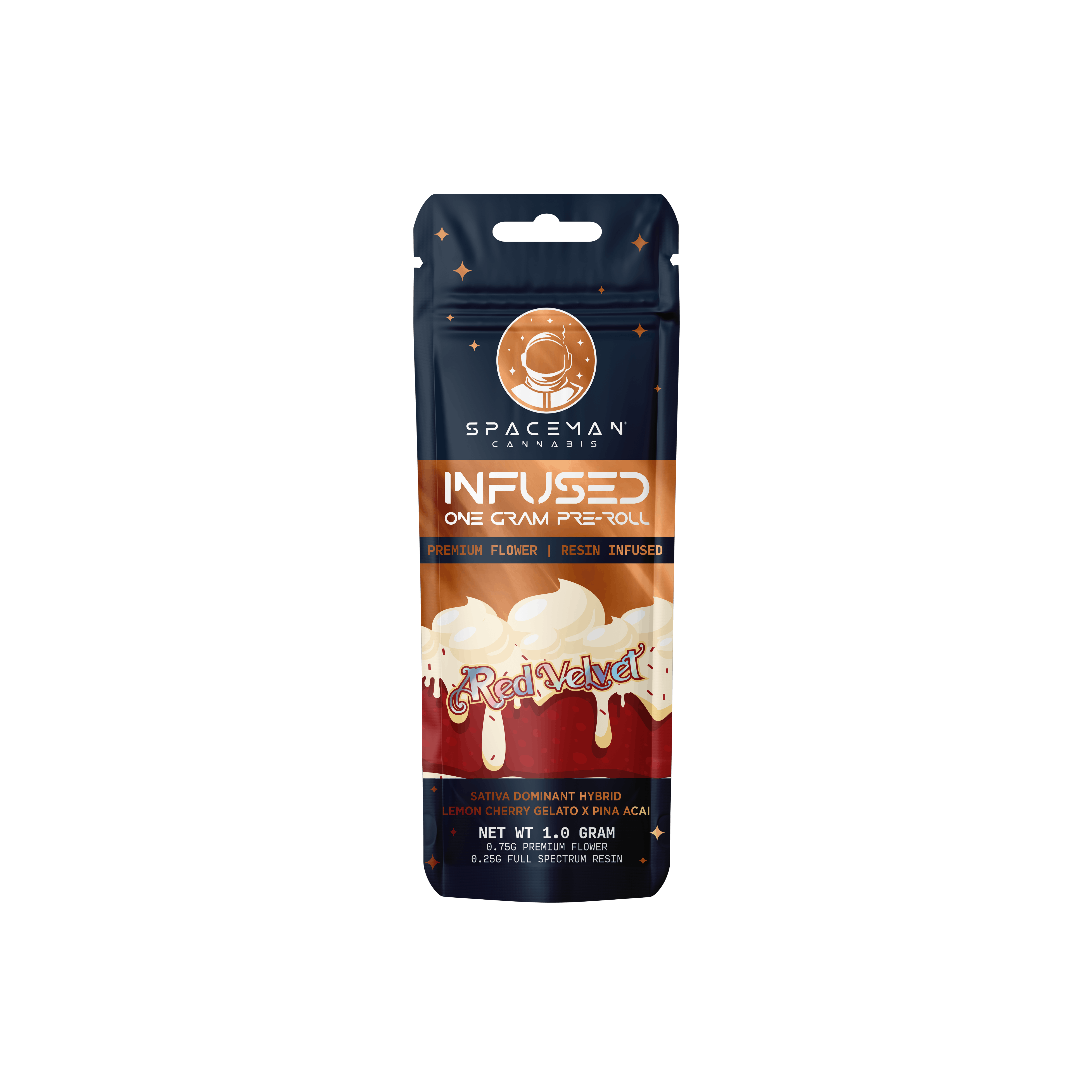 Spaceman - 1g Resin Infused Pre-Roll - Red Velvet