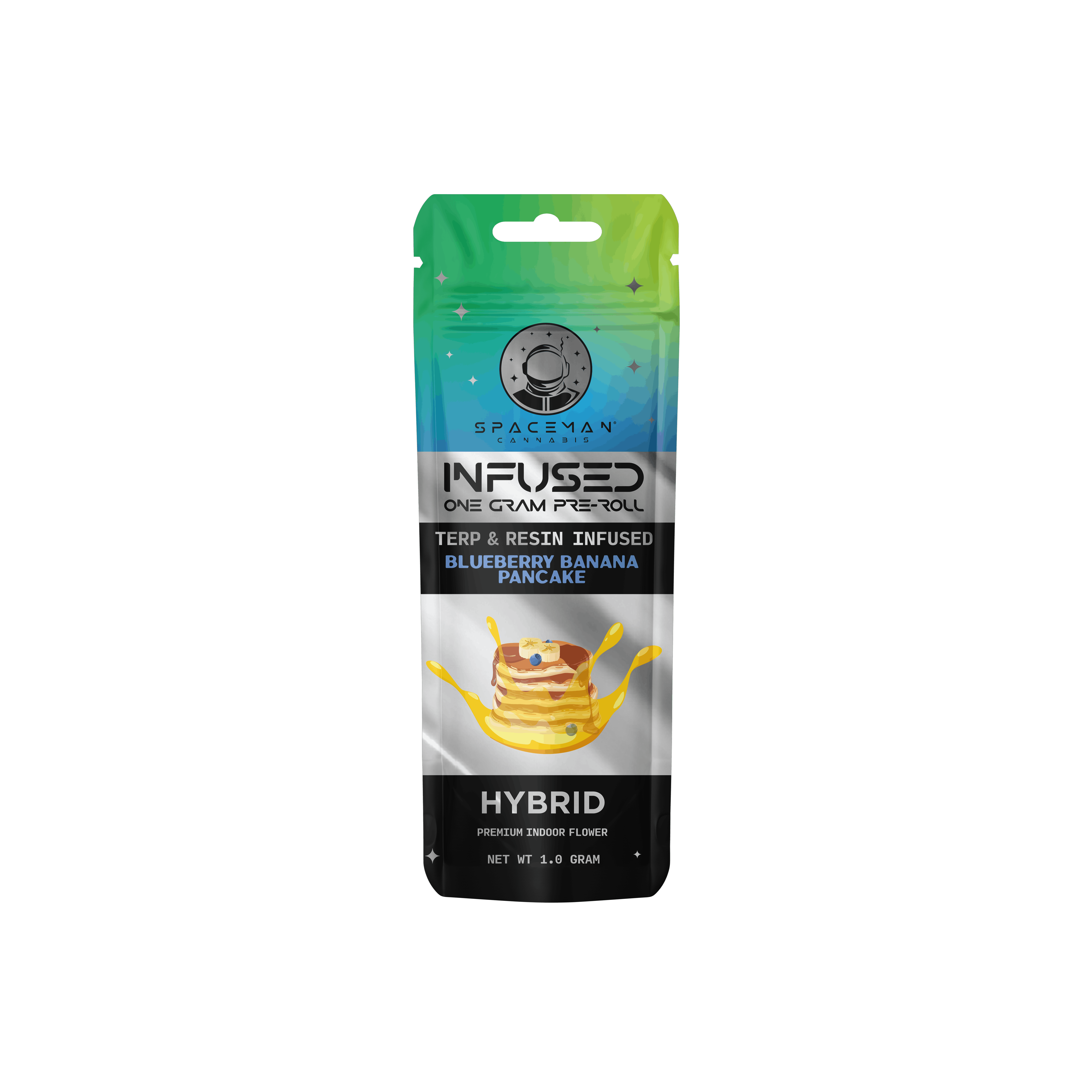 Spaceman - 1g Terp & Resin Infused Pre-Roll - Blueberry Banana Pancake