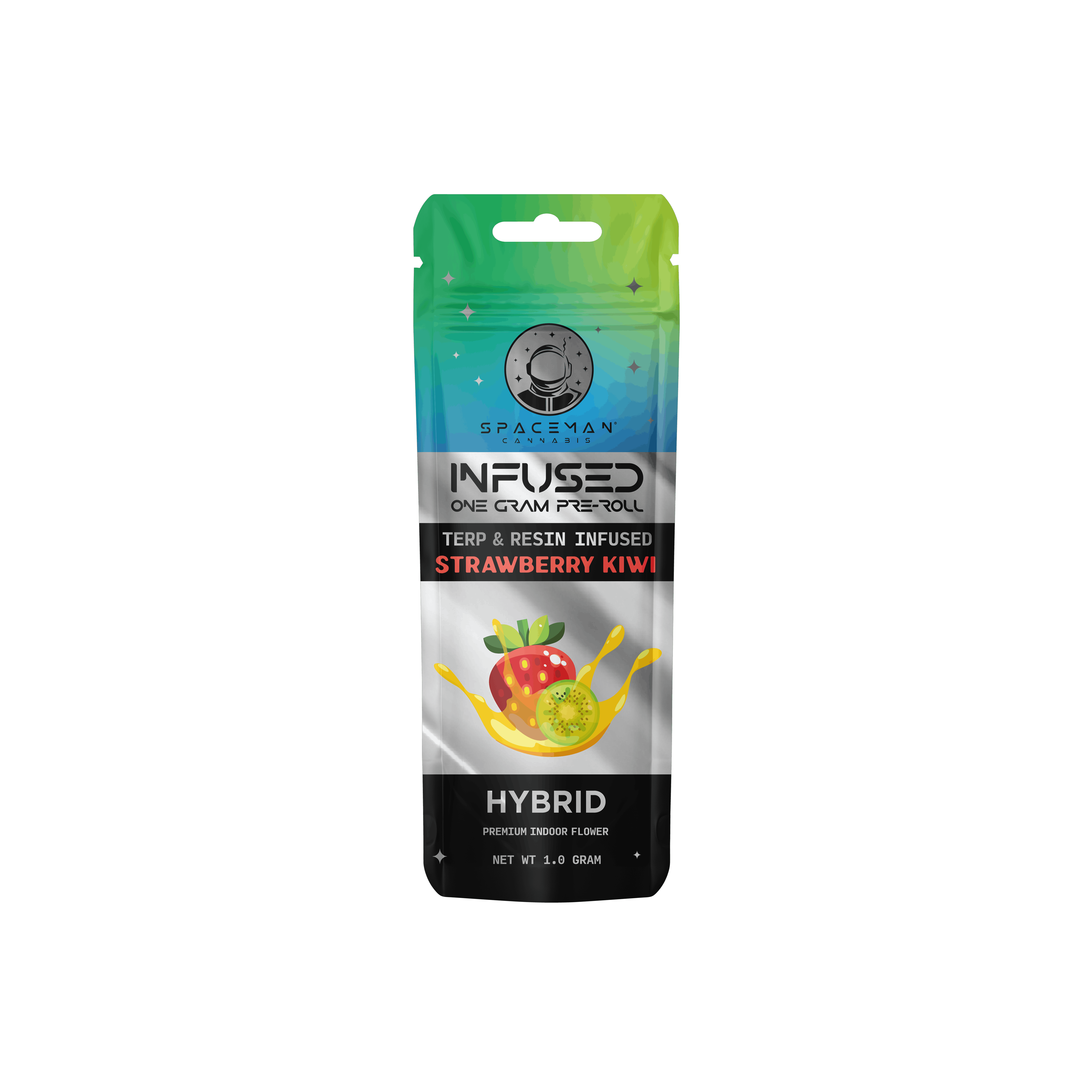 Spaceman - 1g Terp & Resin Infused Pre-Roll - Strawberry Kiwi