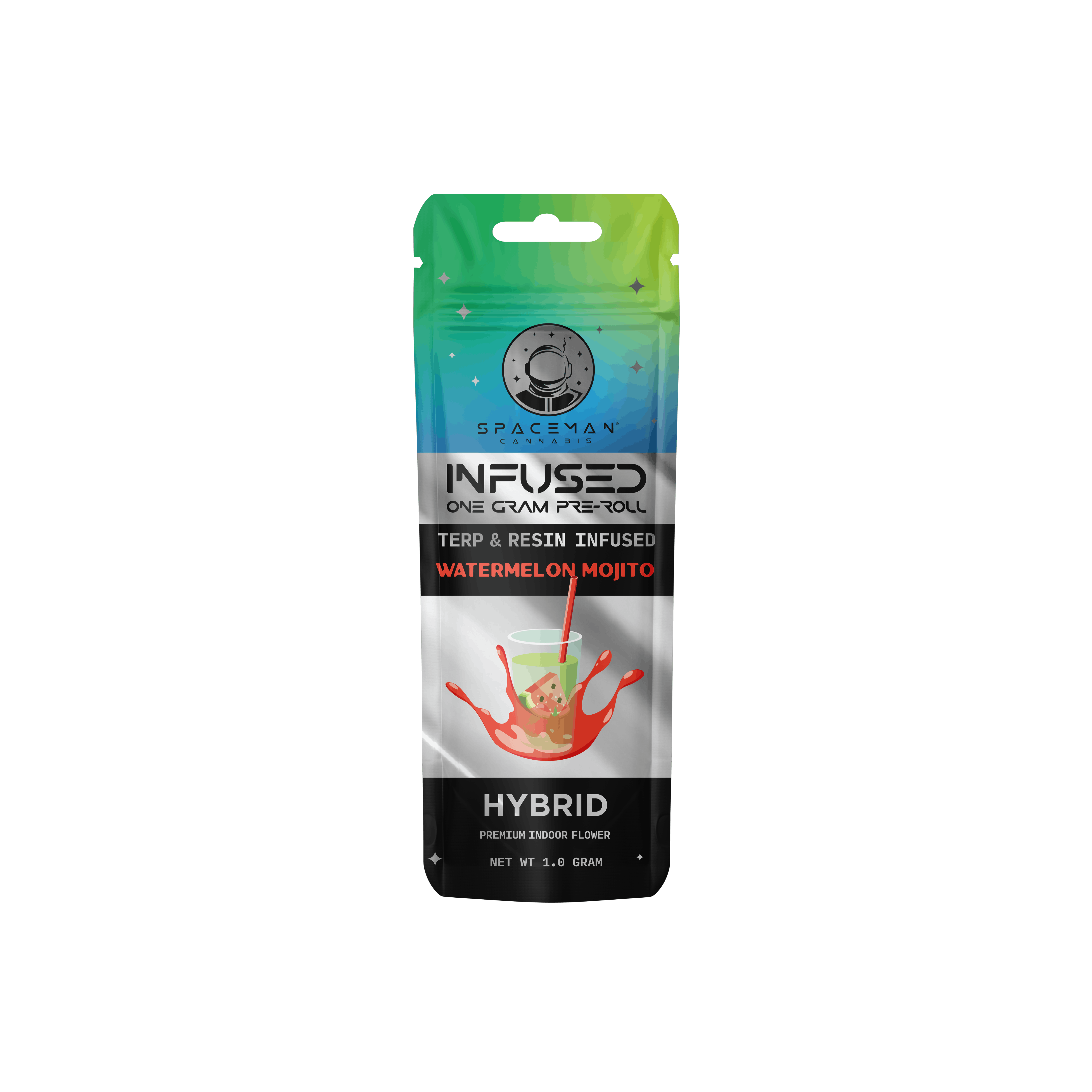 Spaceman - 1g Terp & Resin Infused Pre-Roll - Watermelon Mojito