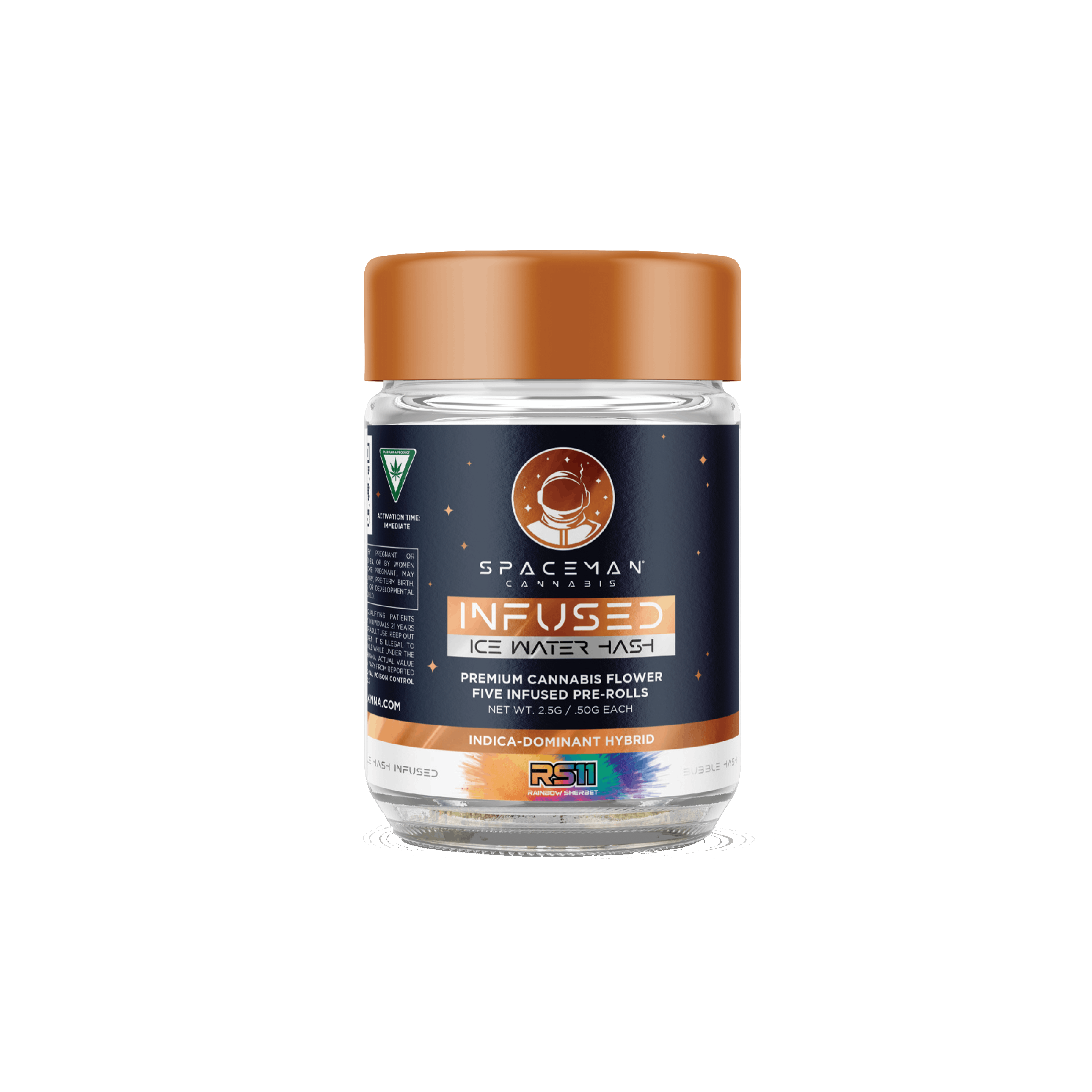 Spaceman - Icewater Bubble Hash Pre Roll - 5 Pack - RS11