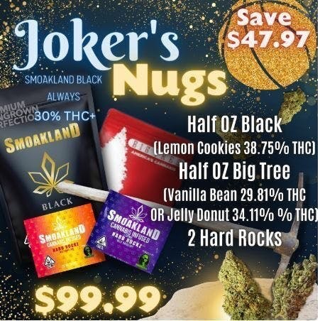 Half Oz Black, Half Oz Big Tree, 2 Hardrockz