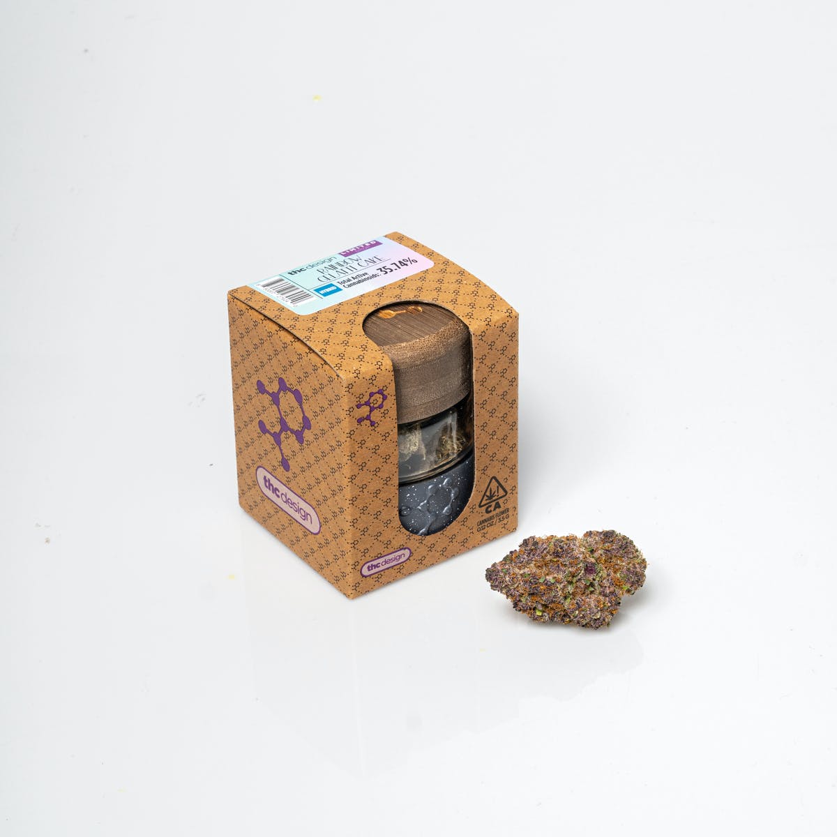 THC Design Rainbow Gelatti Cake