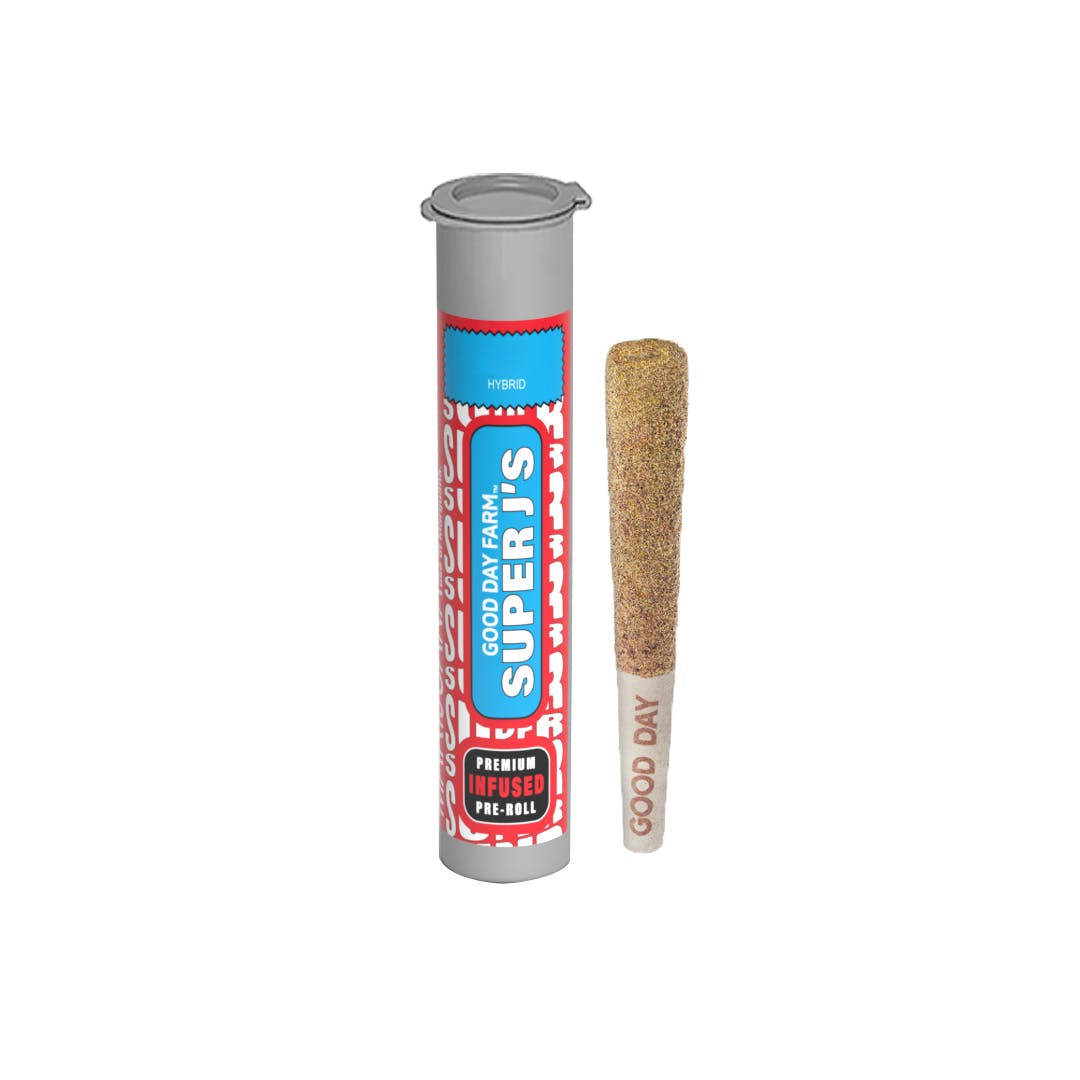 Good Day Farm: Eggroll x Grape Gas | Super J's Infused Pre-Roll | 1g