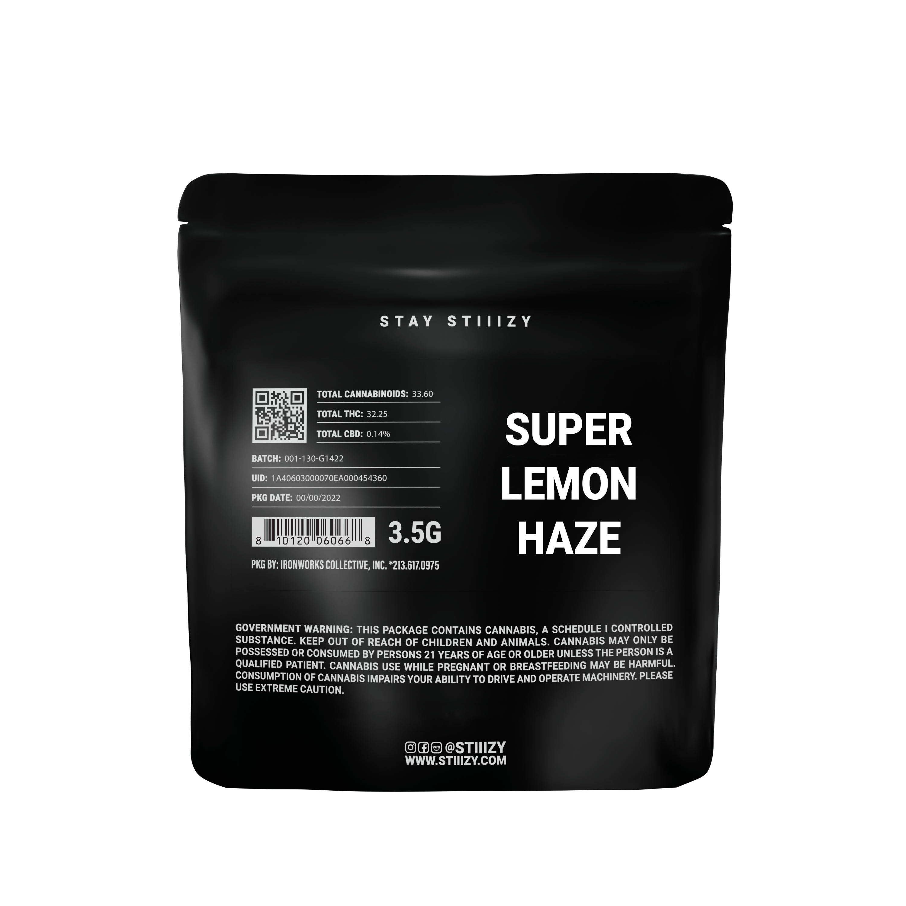 SUPER LEMON HAZE - BLACK LABEL 3.5G