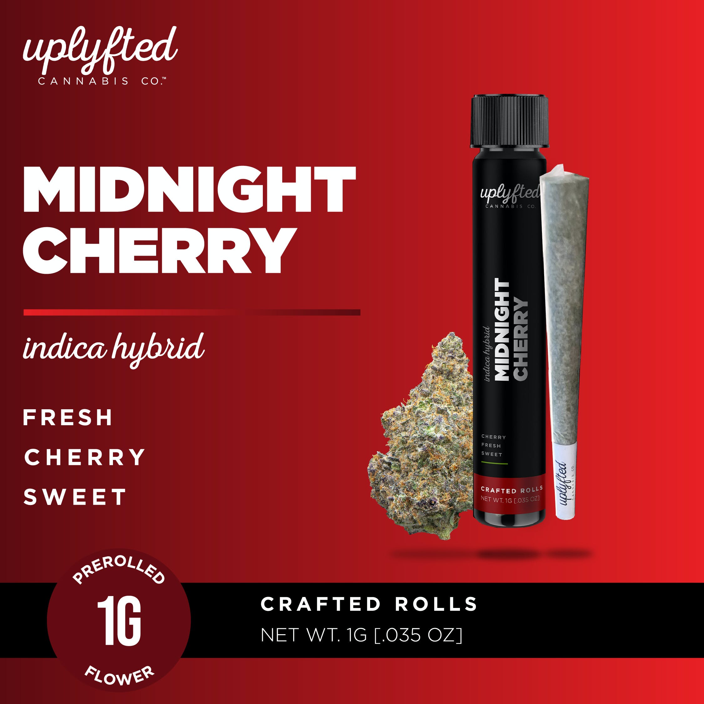 Midnight Cherry 1g Pre-Roll