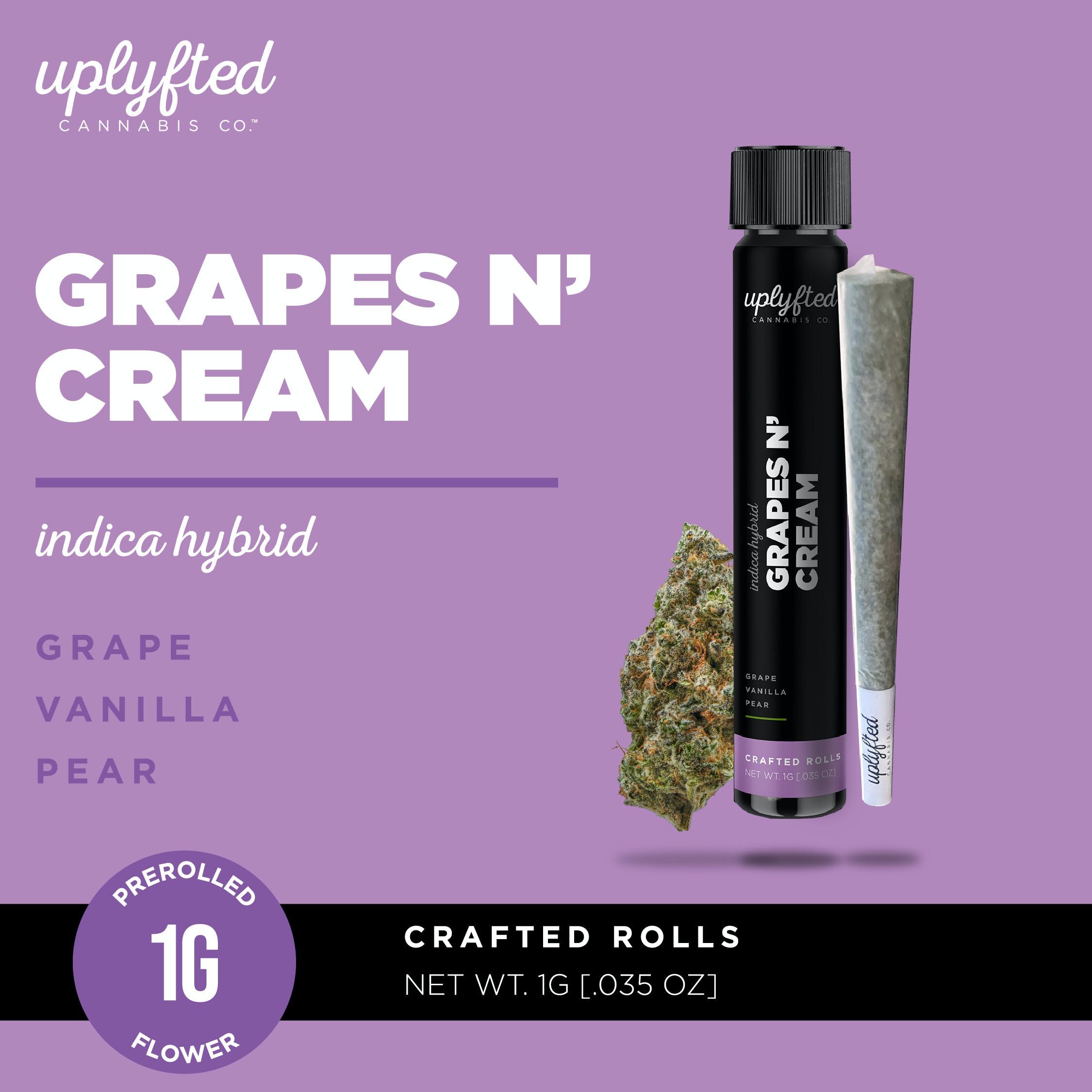 Grapes N' Cream 1g Pre-Roll